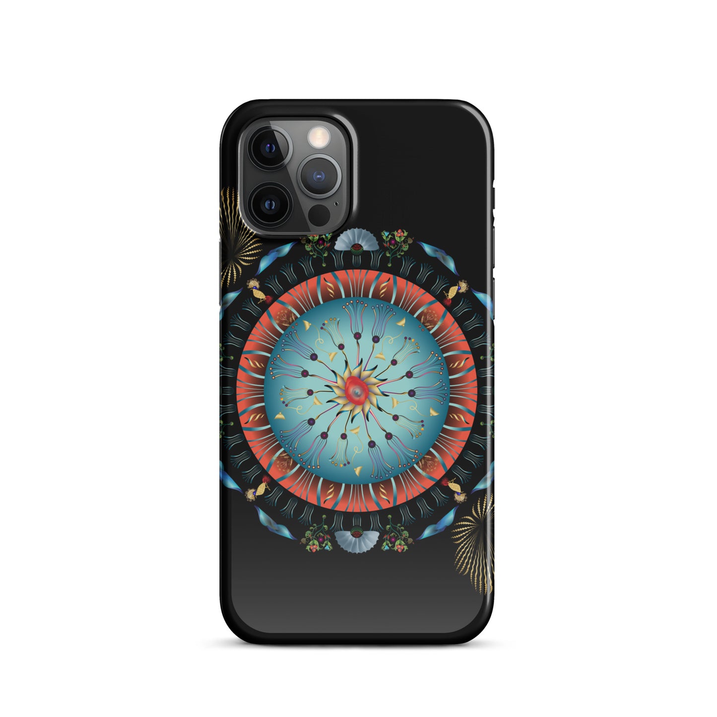 Snap case for iPhone® Kukloso OVC Mandala No 3136 - Free Shipping