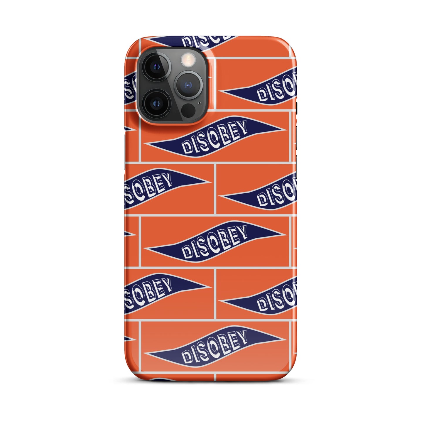 Snap case for iPhone® Kukloso Disobey Orange - Free Shipping