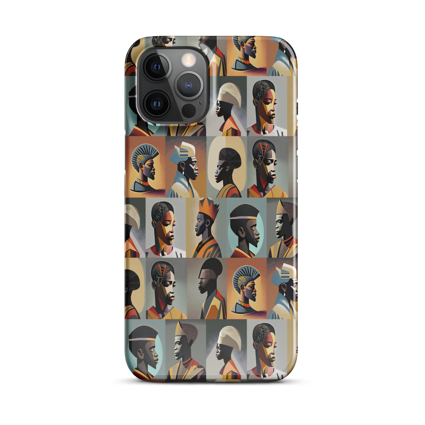 Snap case for iPhone® Kukloso Cubist Faces Collage No 24 - Free Shipping