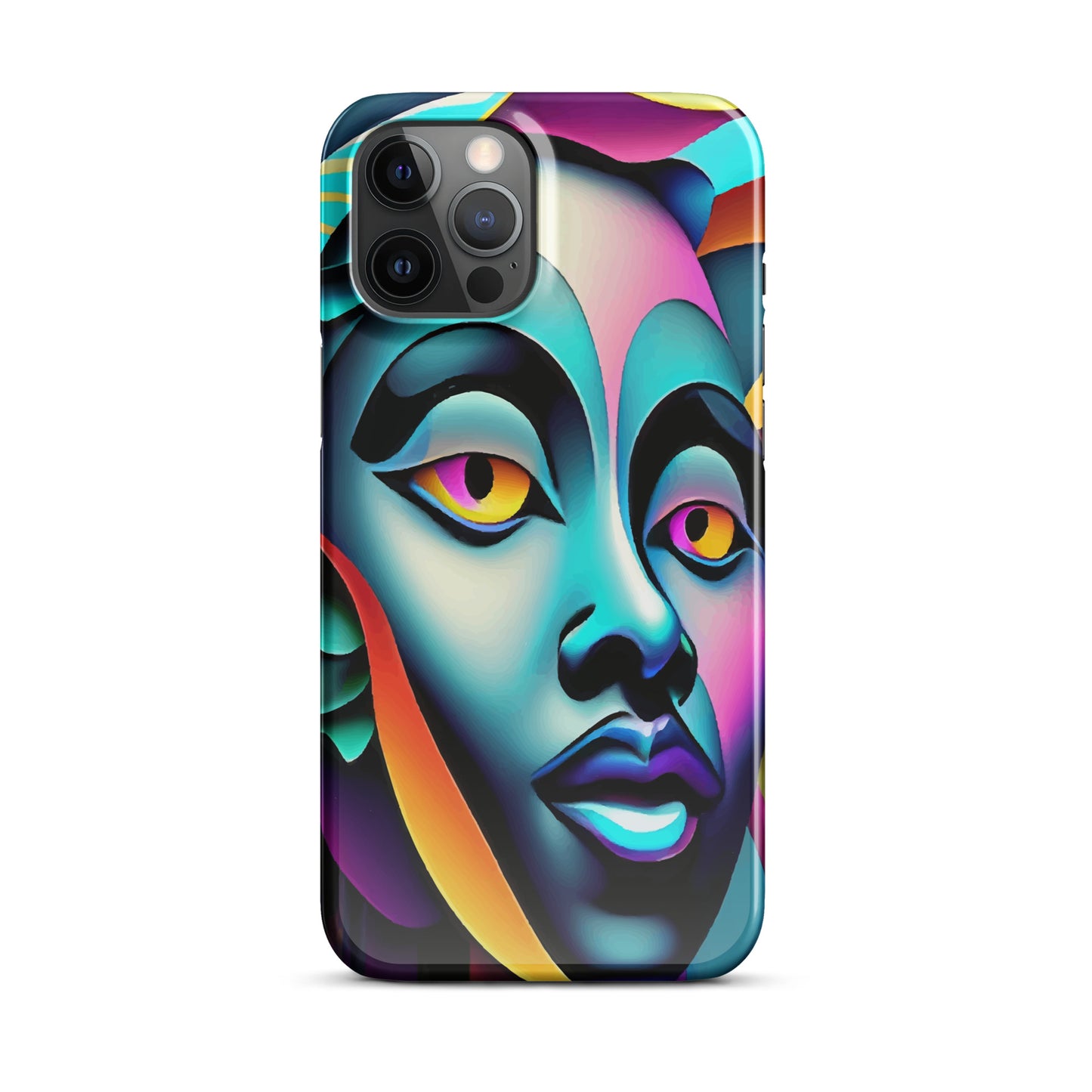 Snap case for iPhone®  Kukloso Cubist Faces No 2 - Free Shipping