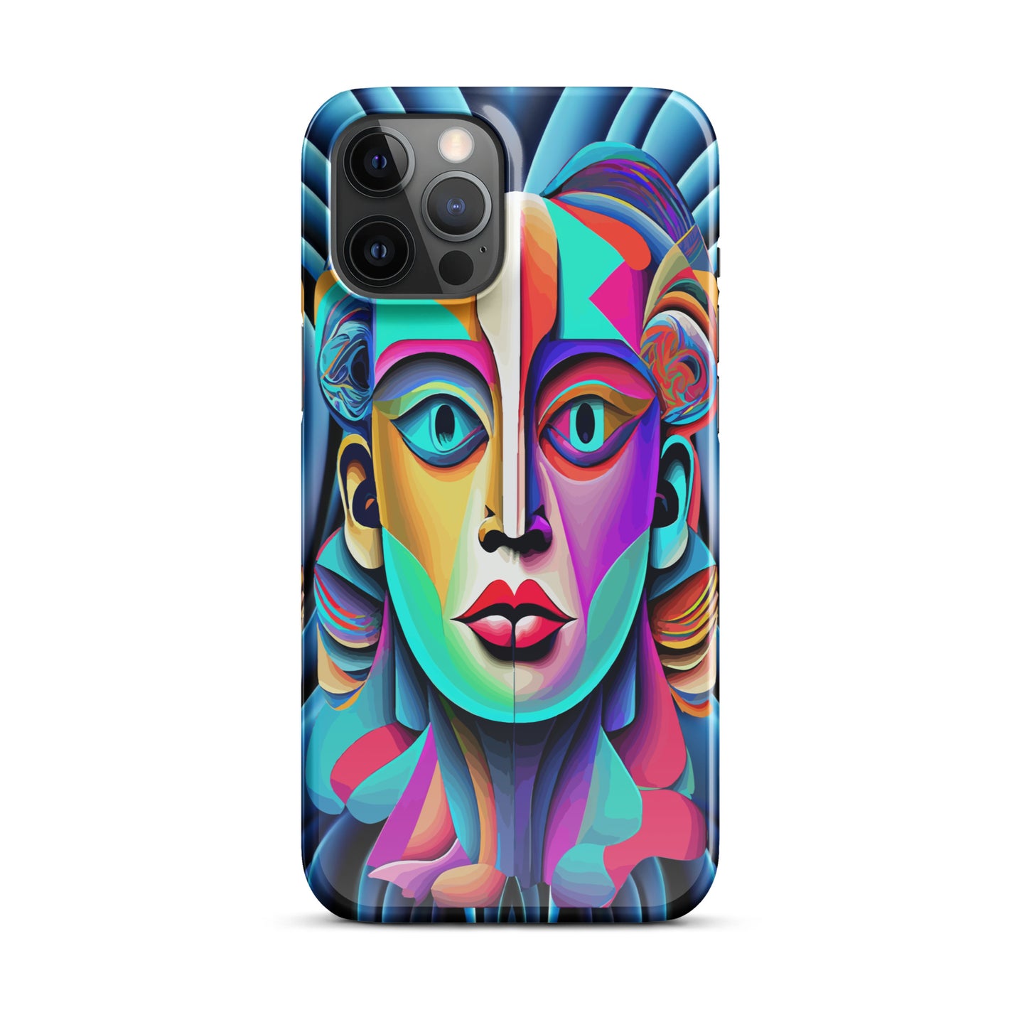 Snap case for iPhone® Kukloso Cubist Faces No 39 - Free Shipping