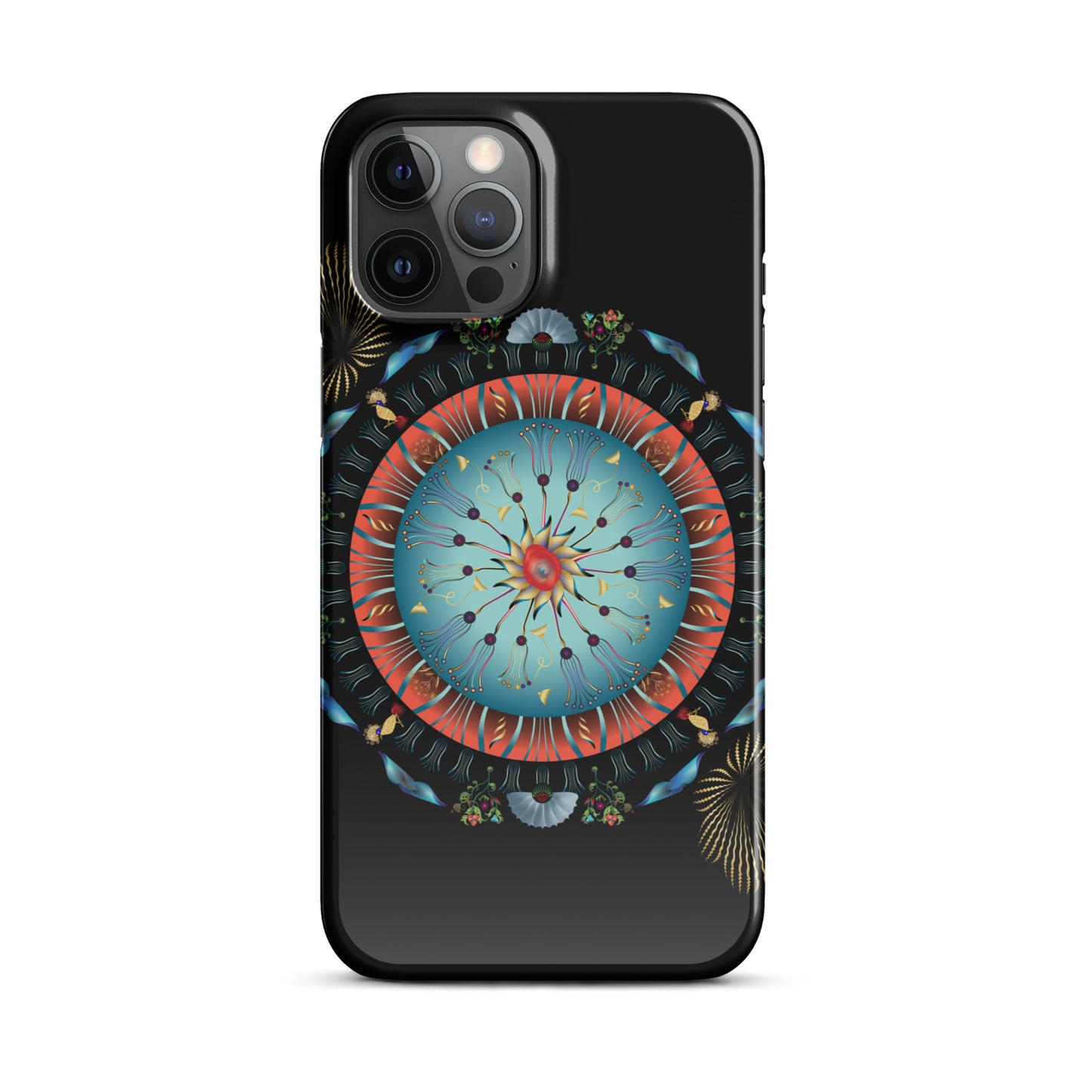 Snap case for iPhone® Kukloso OVC Mandala No 3136 - Free Shipping