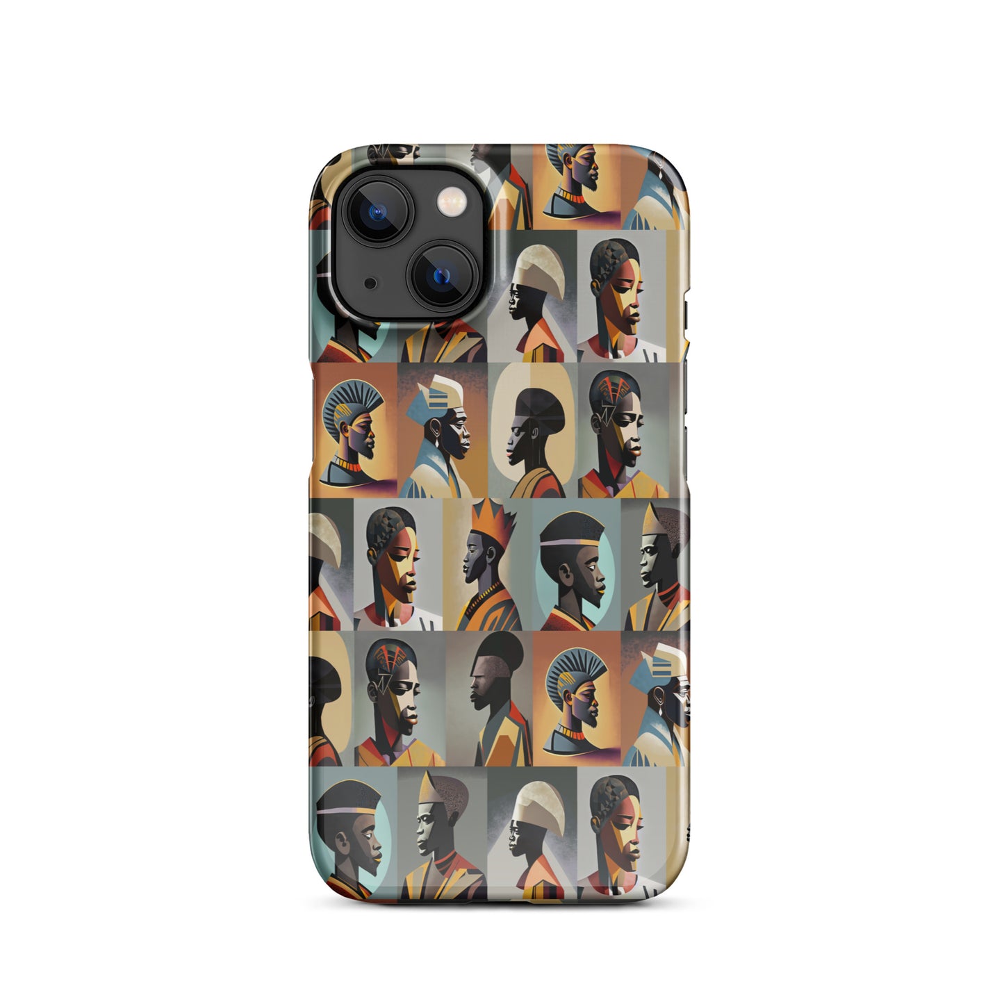 Snap case for iPhone® Kukloso Cubist Faces Collage No 24 - Free Shipping