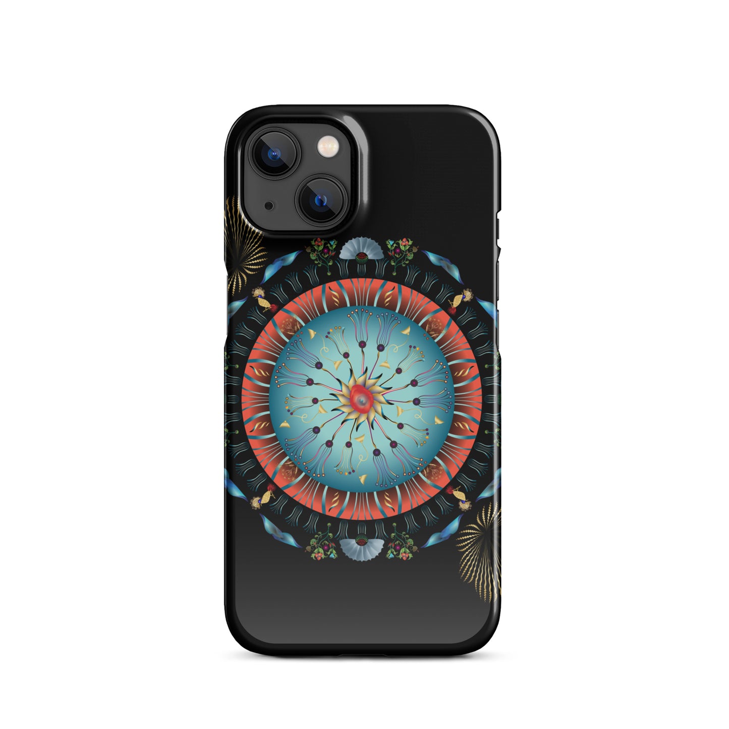 Snap case for iPhone® Kukloso OVC Mandala No 3136 - Free Shipping