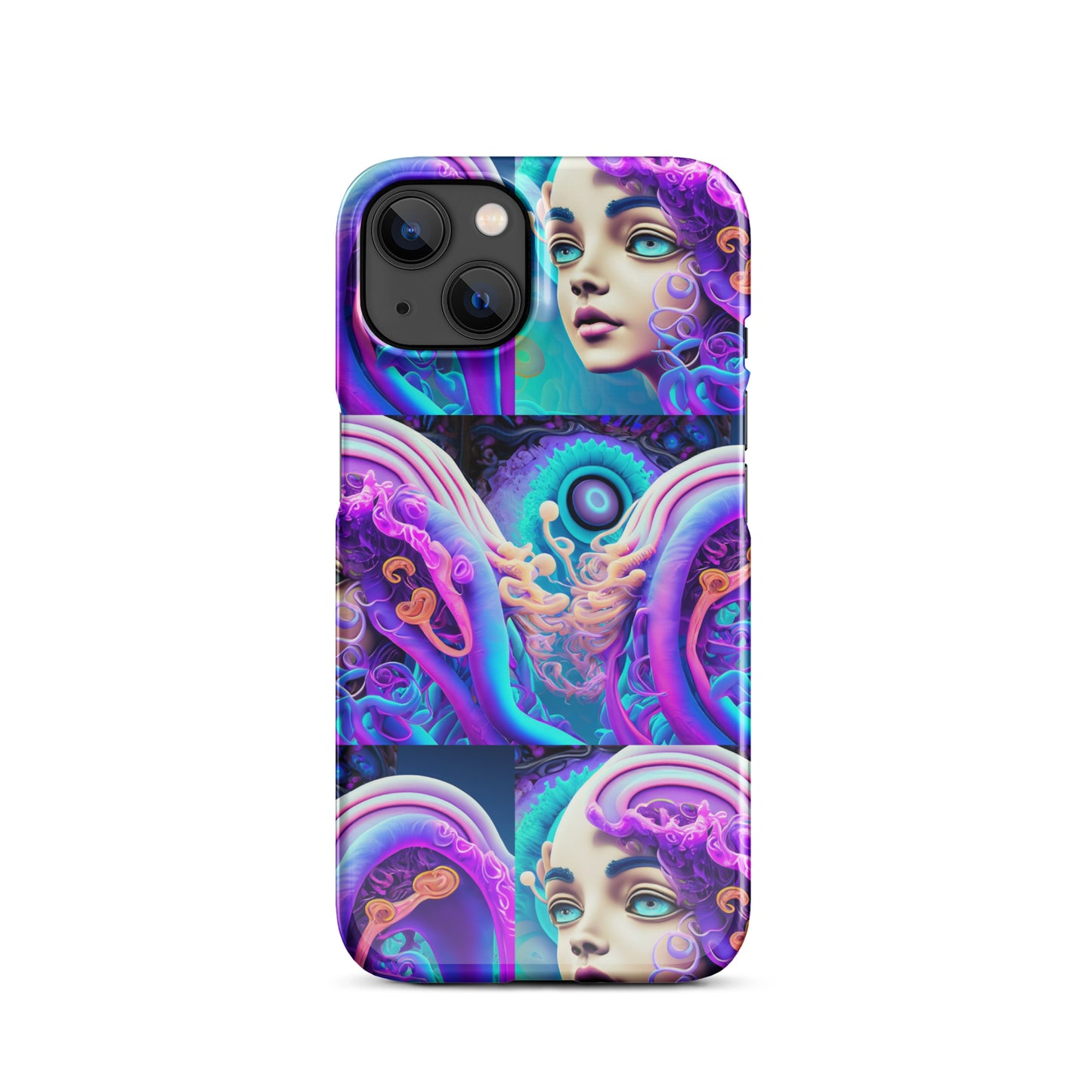 Snap case for iPhone® Kukloso Space Faces No 1 - Free Shipping