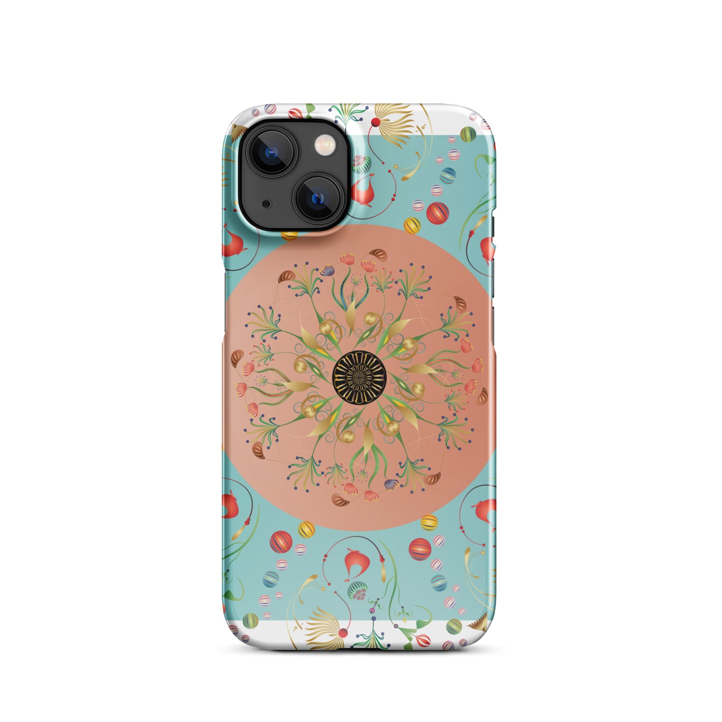 Snap case for iPhone® Kukloso Kuklos Mandala No 4390-A - Free Shipping