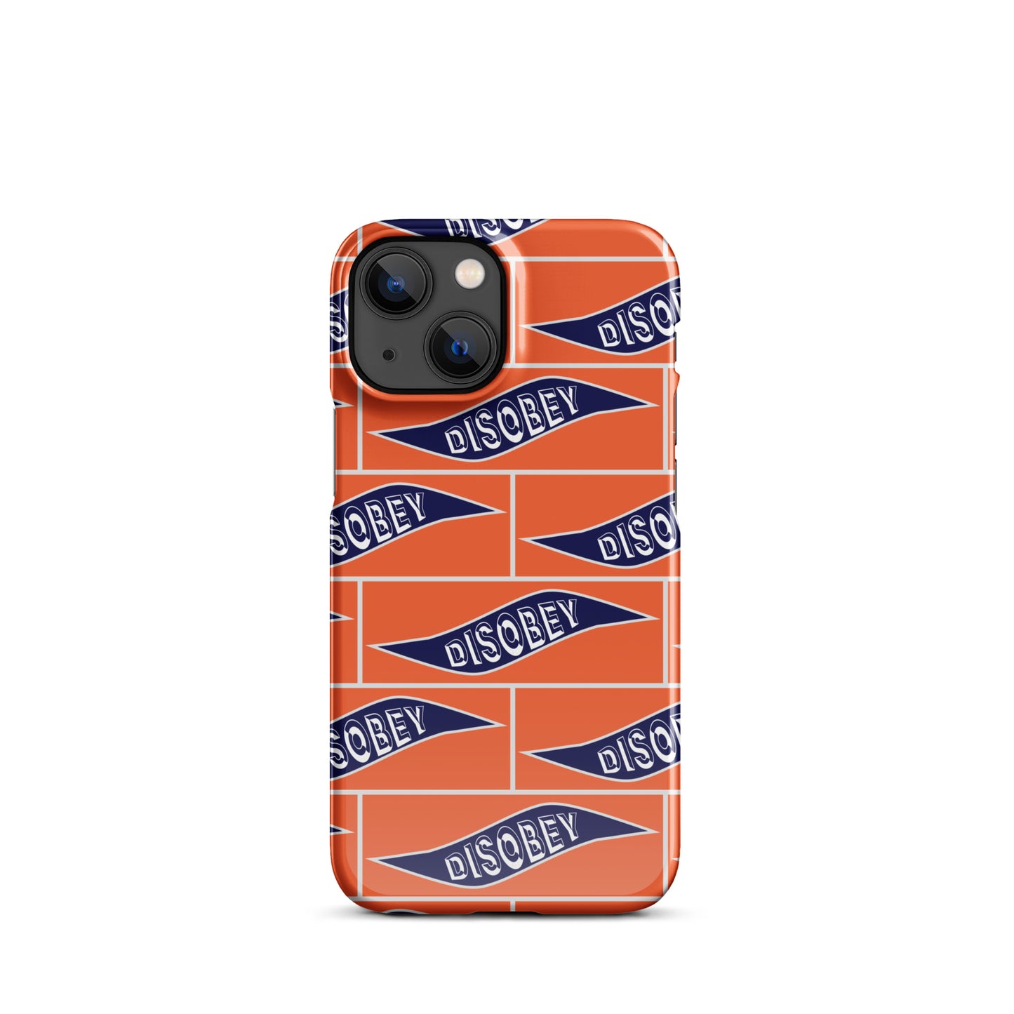 Snap case for iPhone® Kukloso Disobey Orange - Free Shipping