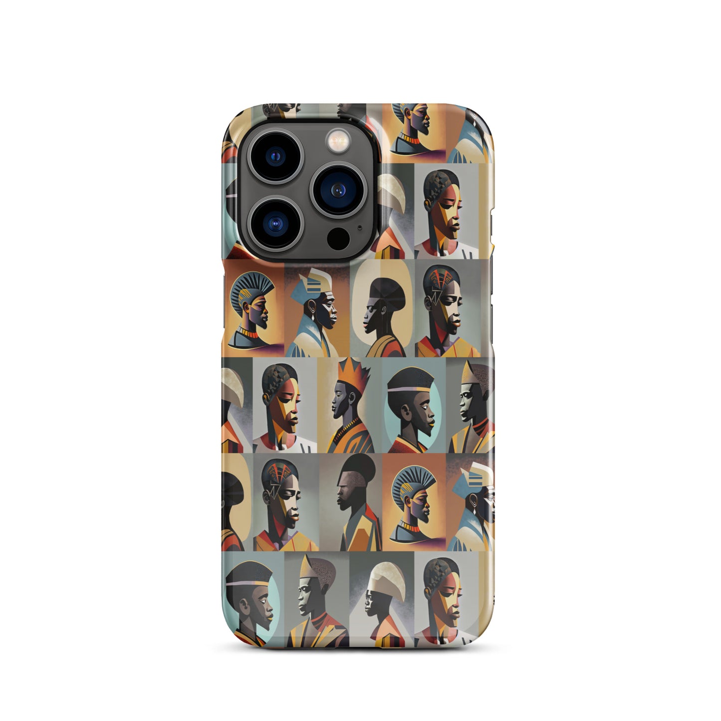 Snap case for iPhone® Kukloso Cubist Faces Collage No 24 - Free Shipping