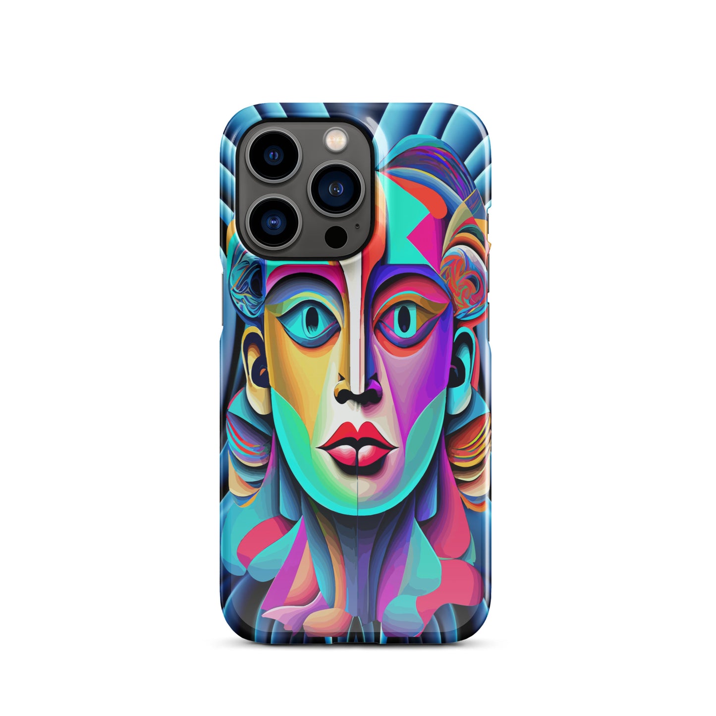 Snap case for iPhone® Kukloso Cubist Faces No 39 - Free Shipping