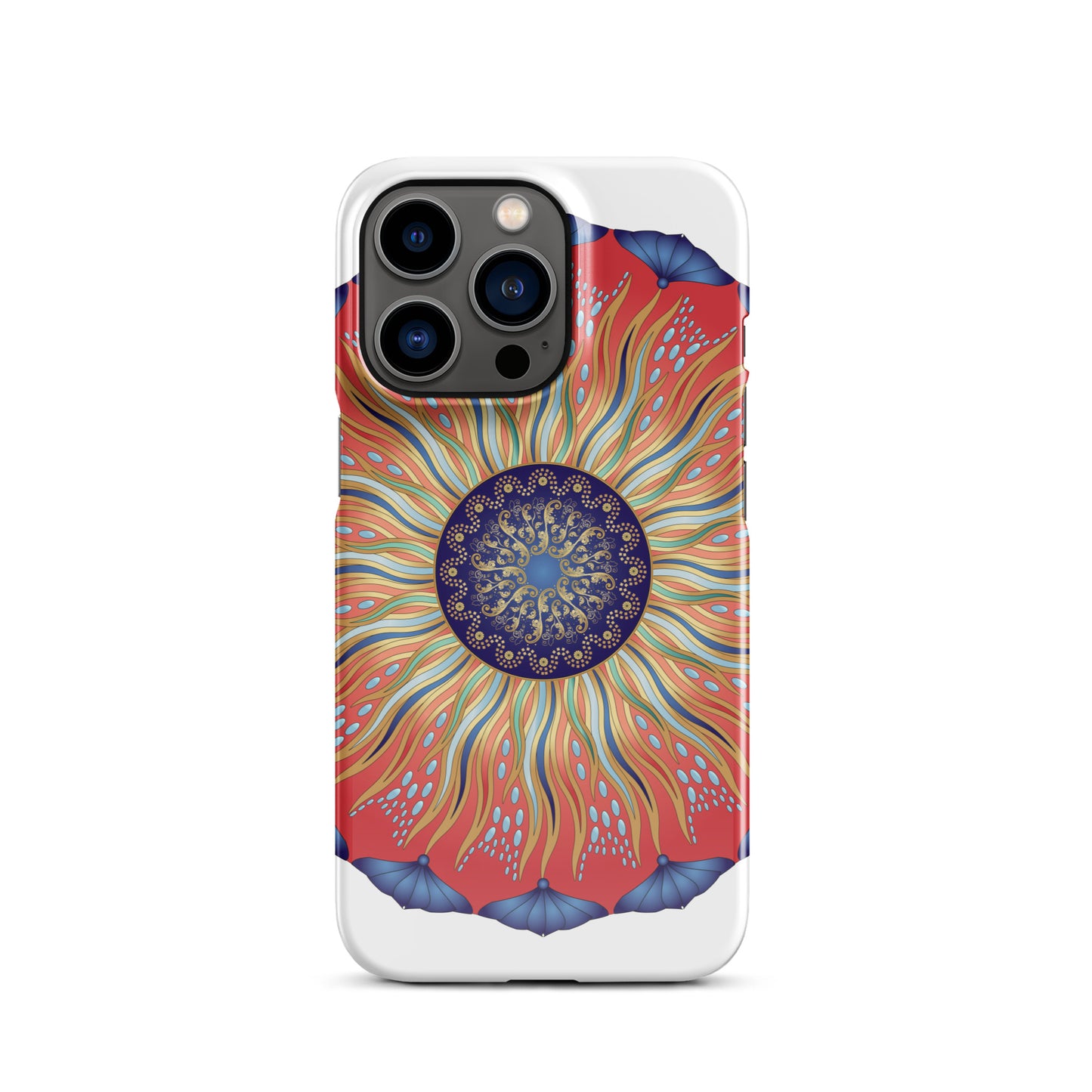 Snap case for iPhone® Kukloso Circularium Mandala No 2627 - Free Shipping