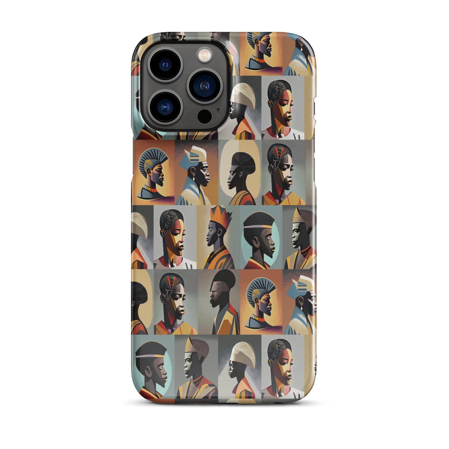 Snap case for iPhone® Kukloso Cubist Faces Collage No 24 - Free Shipping