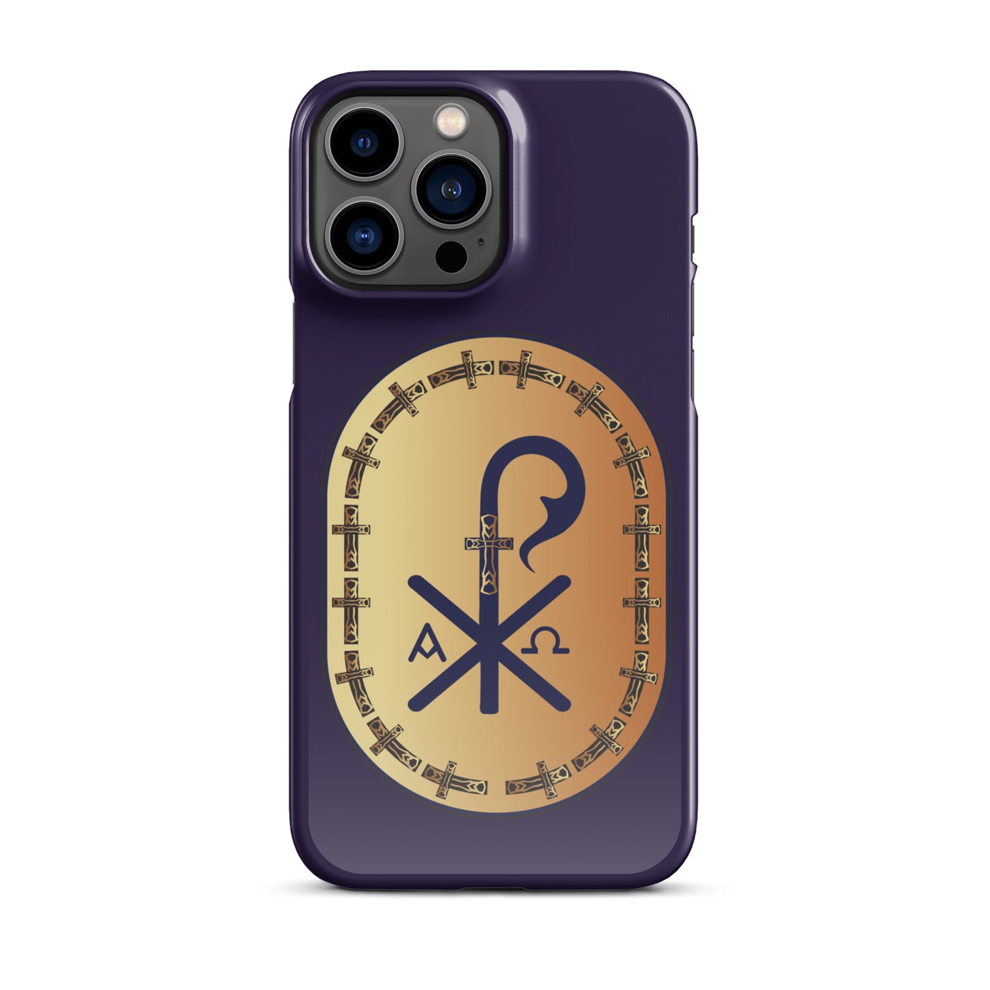 Snap case for iPhone® Kukloso CHI RO Christogram No 13 - Free Shipping