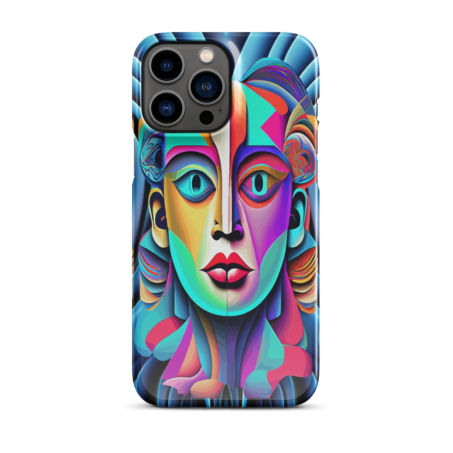 Snap case for iPhone® Kukloso Cubist Faces No 39 - Free Shipping