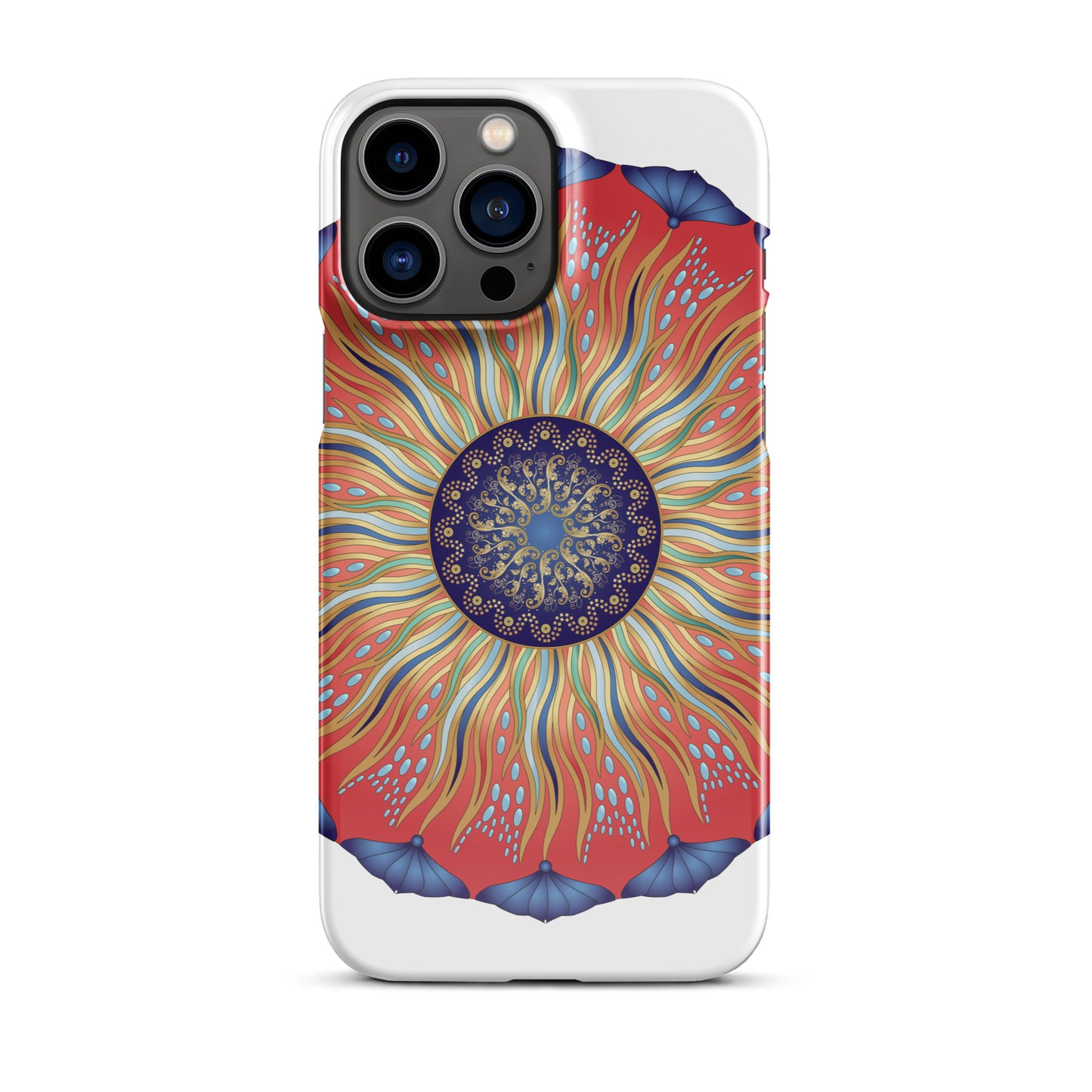 Snap case for iPhone® Kukloso Circularium Mandala No 2627 - Free Shipping