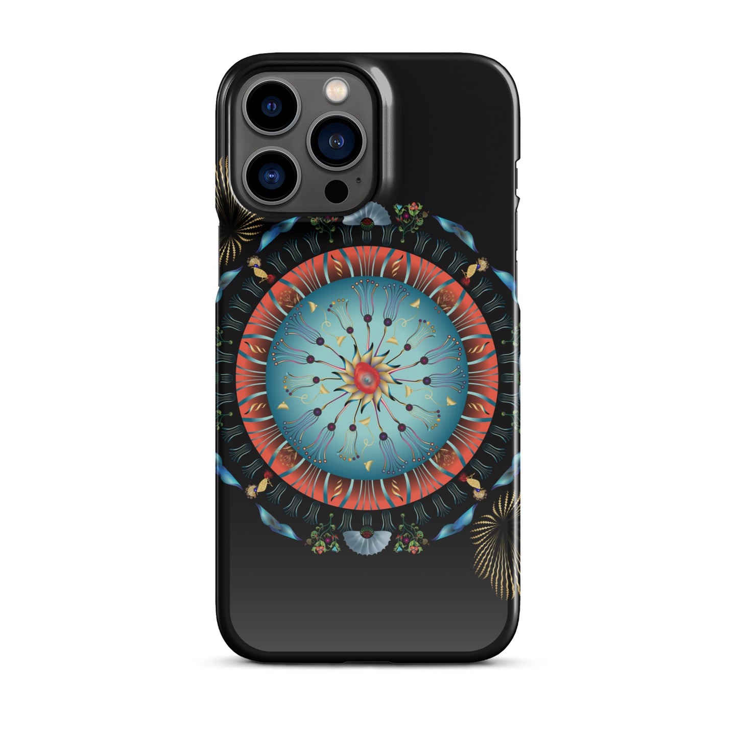 Snap case for iPhone® Kukloso OVC Mandala No 3136 - Free Shipping