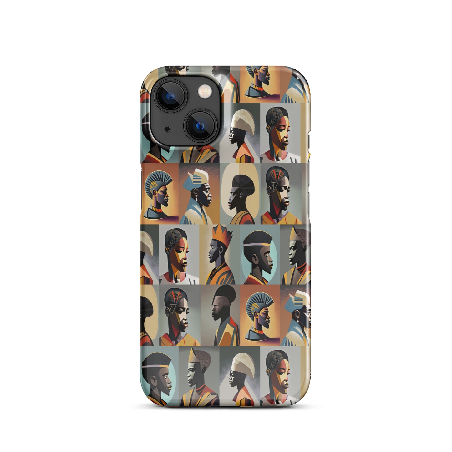 Snap case for iPhone® Kukloso Cubist Faces Collage No 24 - Free Shipping