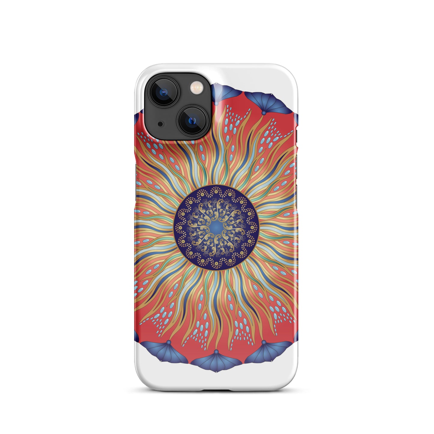 Snap case for iPhone® Kukloso Circularium Mandala No 2627 - Free Shipping