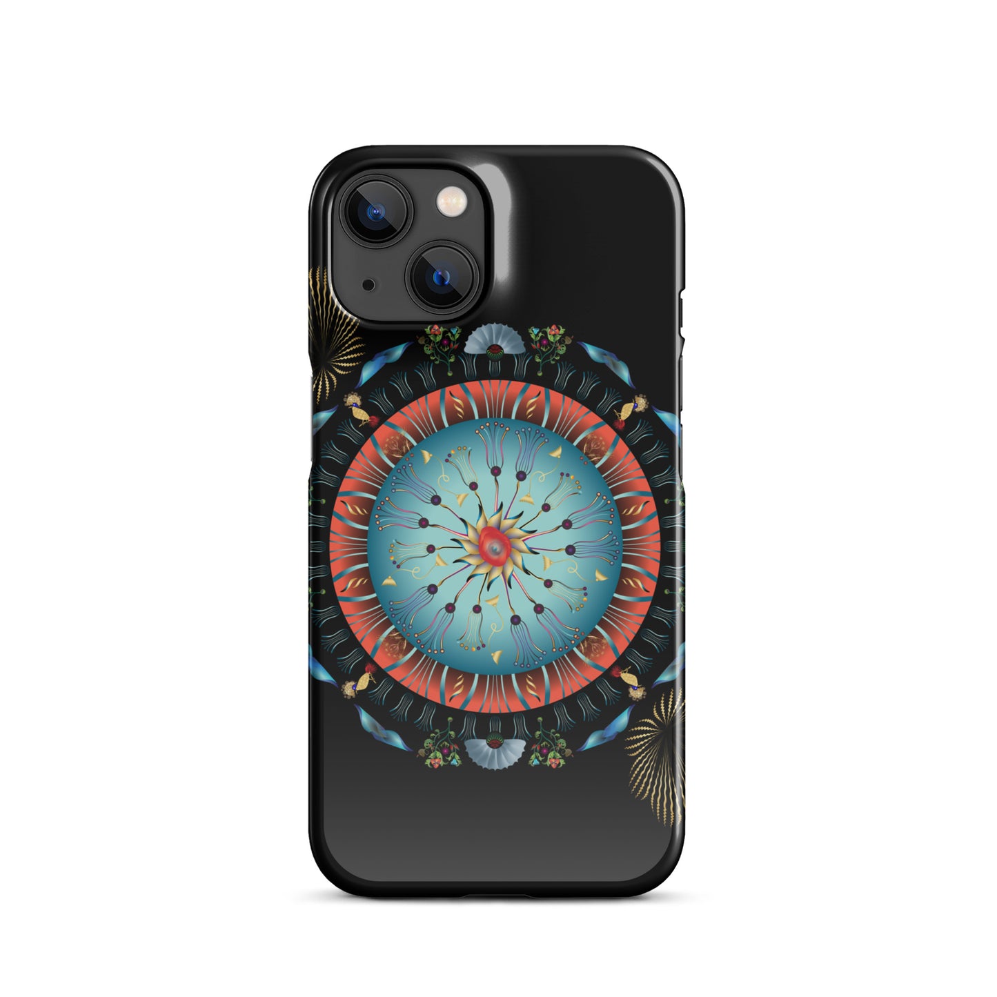 Snap case for iPhone® Kukloso OVC Mandala No 3136 - Free Shipping