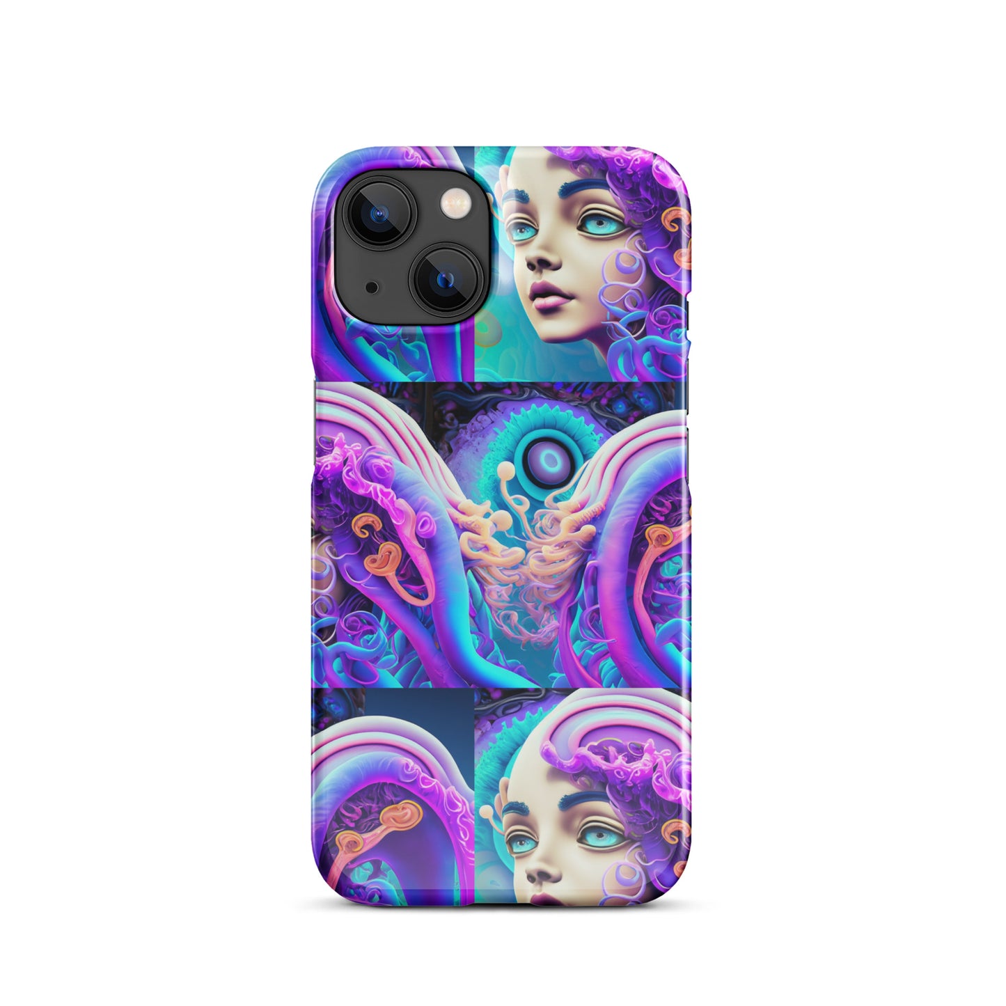 Snap case for iPhone® Kukloso Space Faces No 1 - Free Shipping