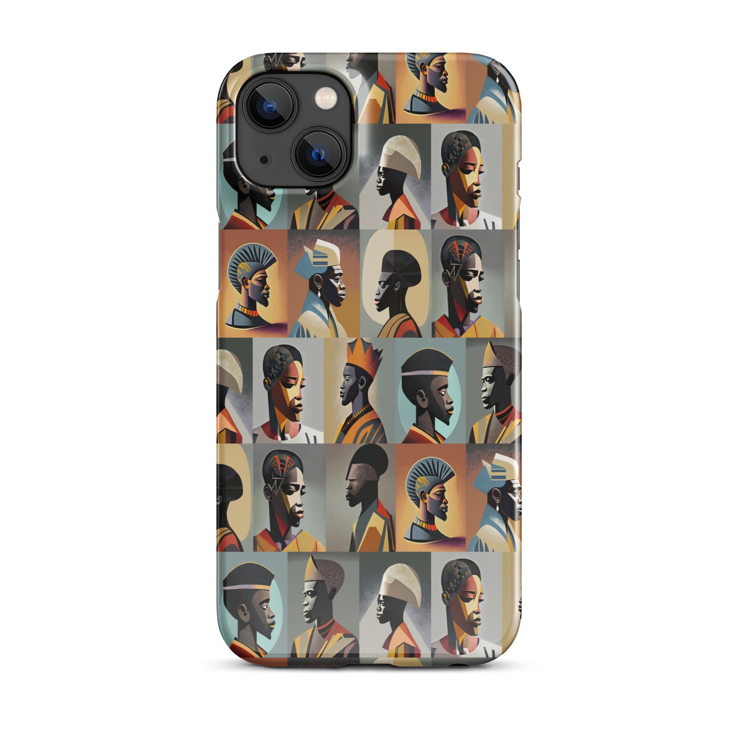 Snap case for iPhone® Kukloso Cubist Faces Collage No 24 - Free Shipping