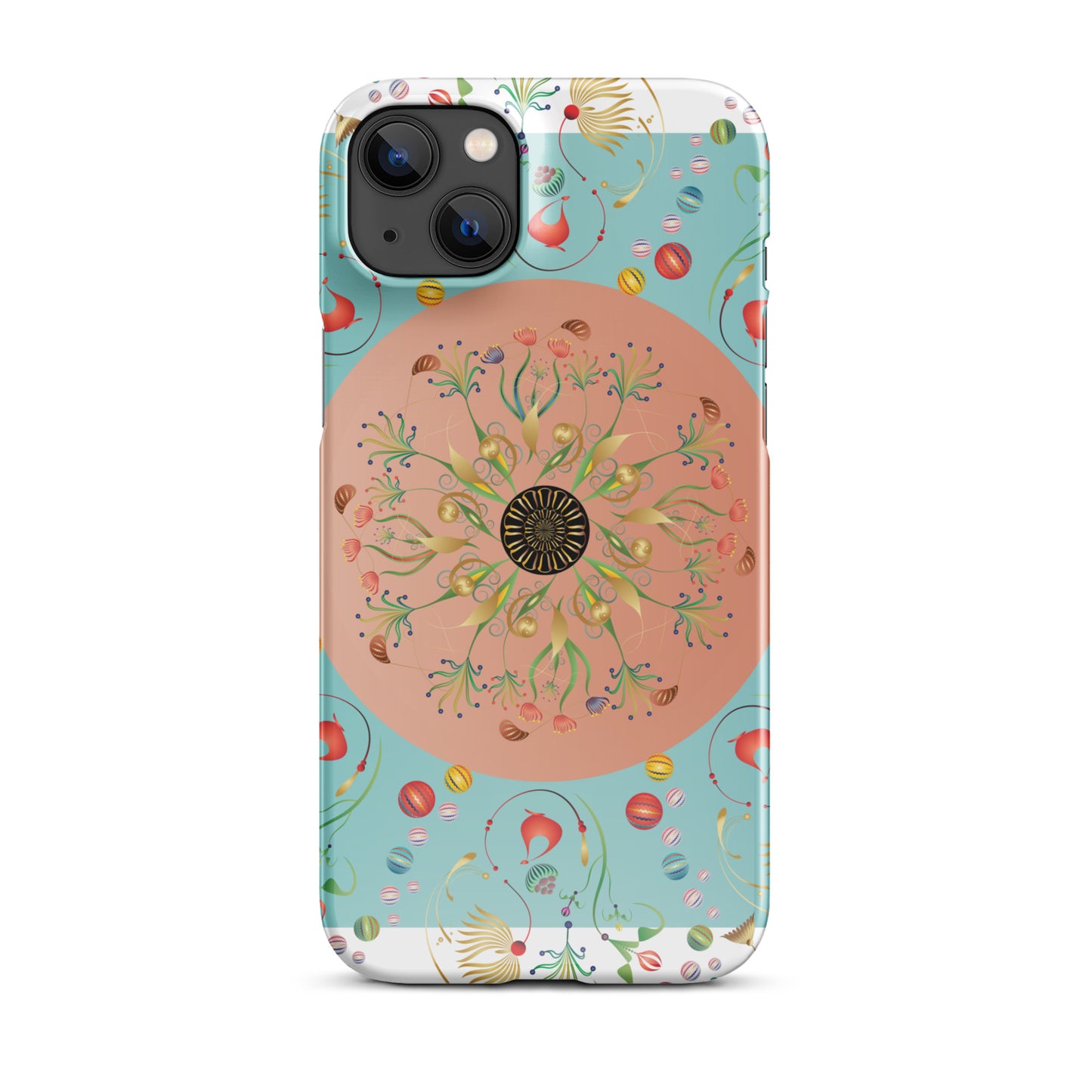 Snap case for iPhone® Kukloso Kuklos Mandala No 4390-A - Free Shipping