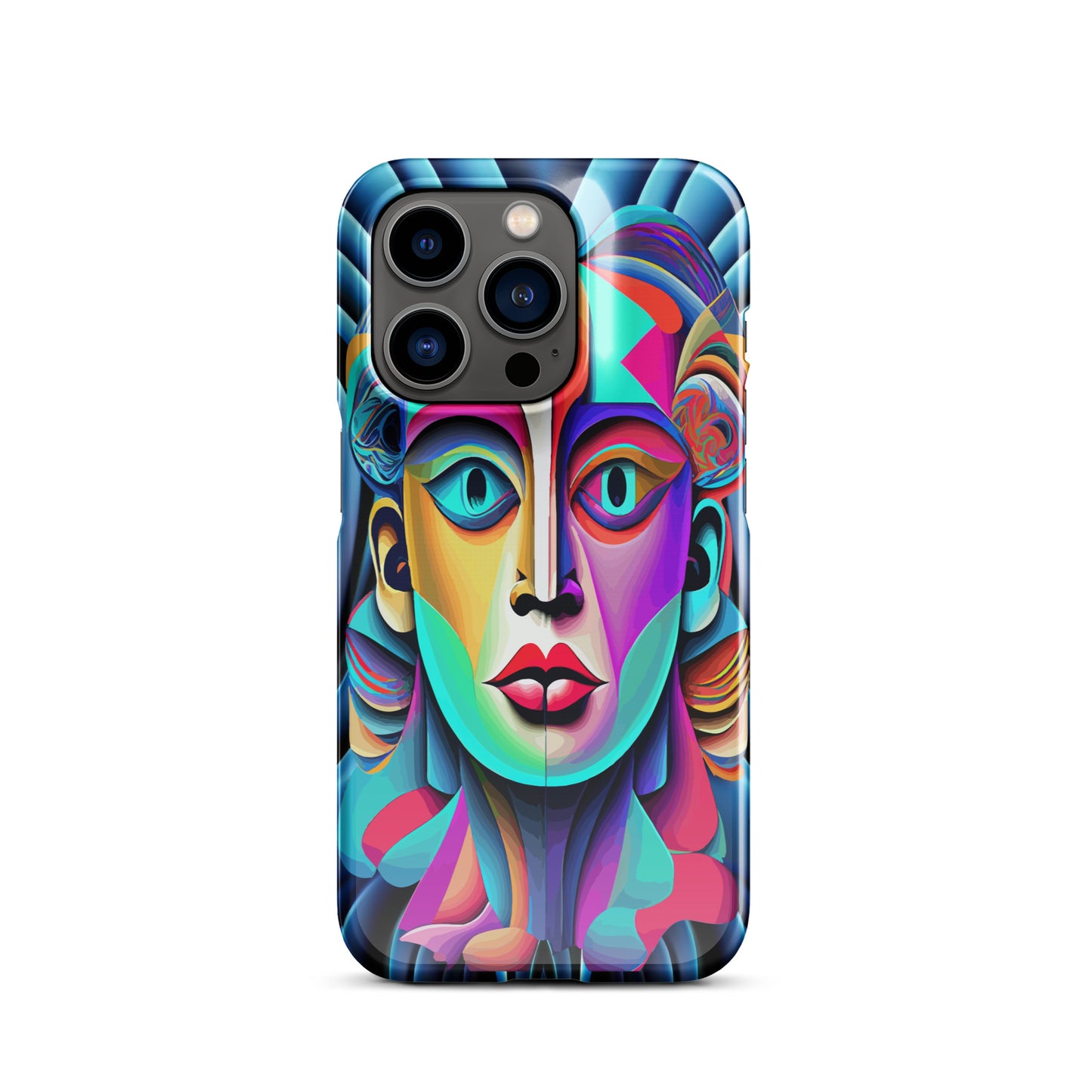 Snap case for iPhone® Kukloso Cubist Faces No 39 - Free Shipping