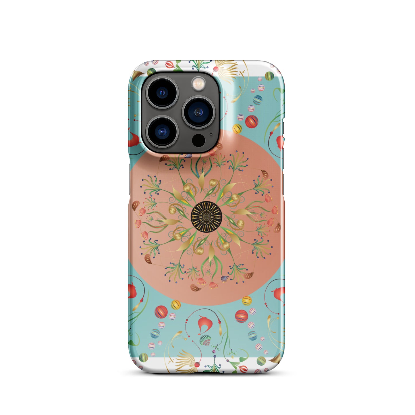 Snap case for iPhone® Kukloso Kuklos Mandala No 4390-A - Free Shipping