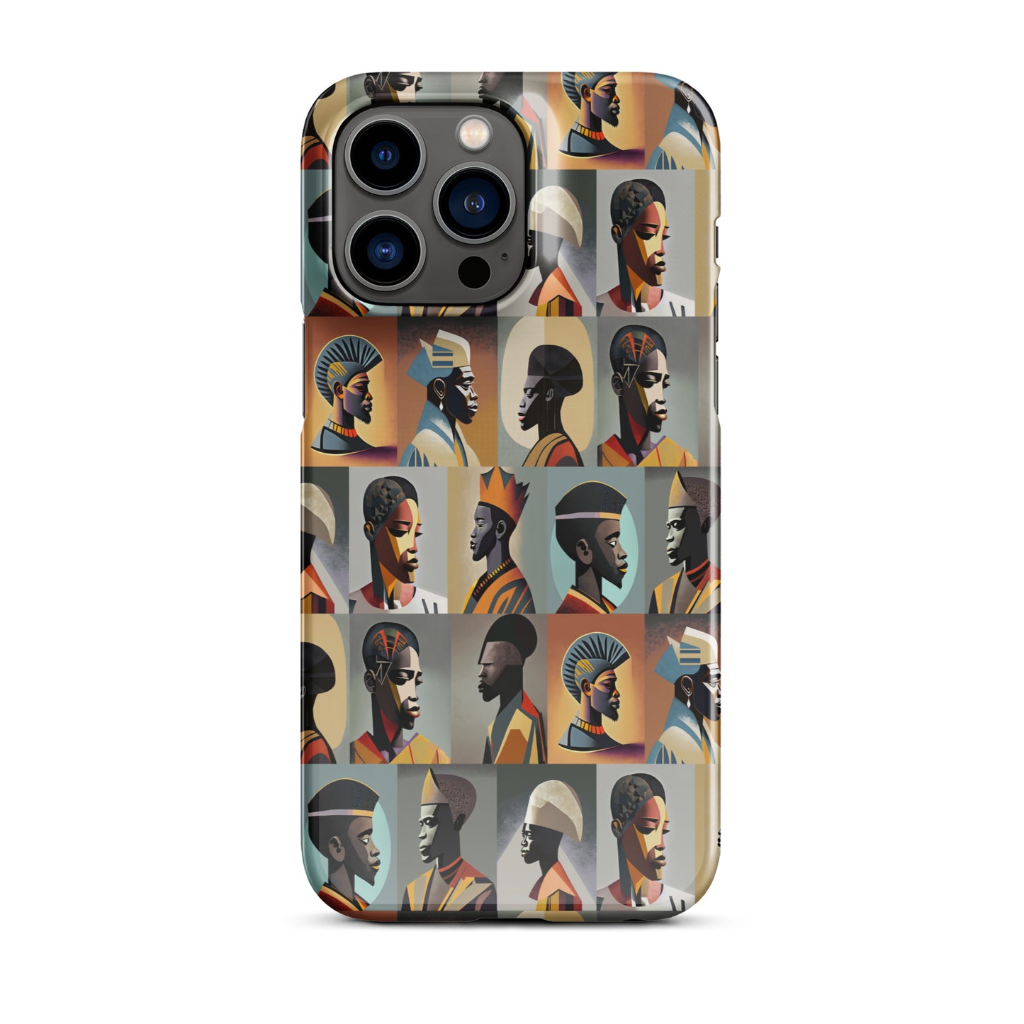 Snap case for iPhone® Kukloso Cubist Faces Collage No 24 - Free Shipping