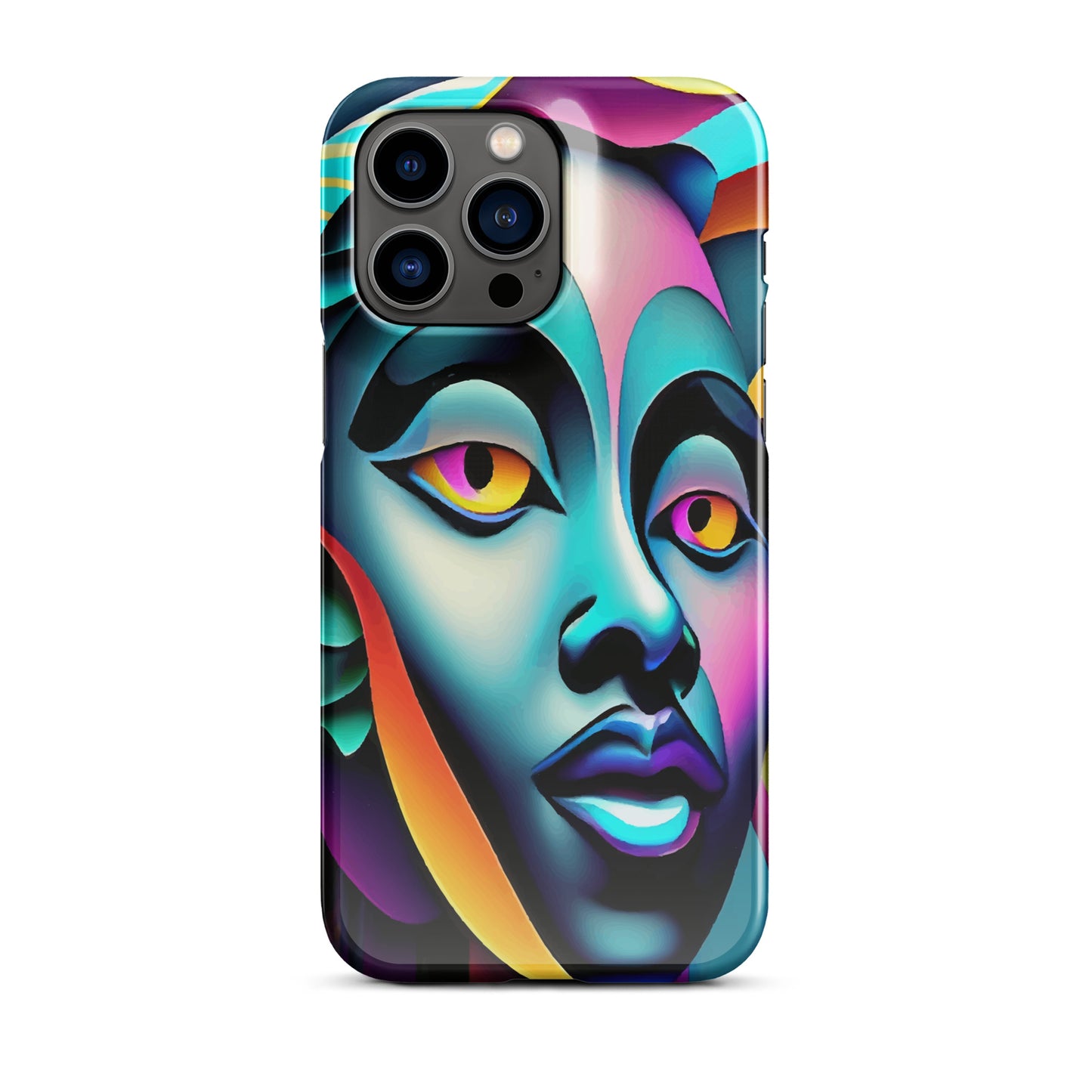 Snap case for iPhone®  Kukloso Cubist Faces No 2 - Free Shipping