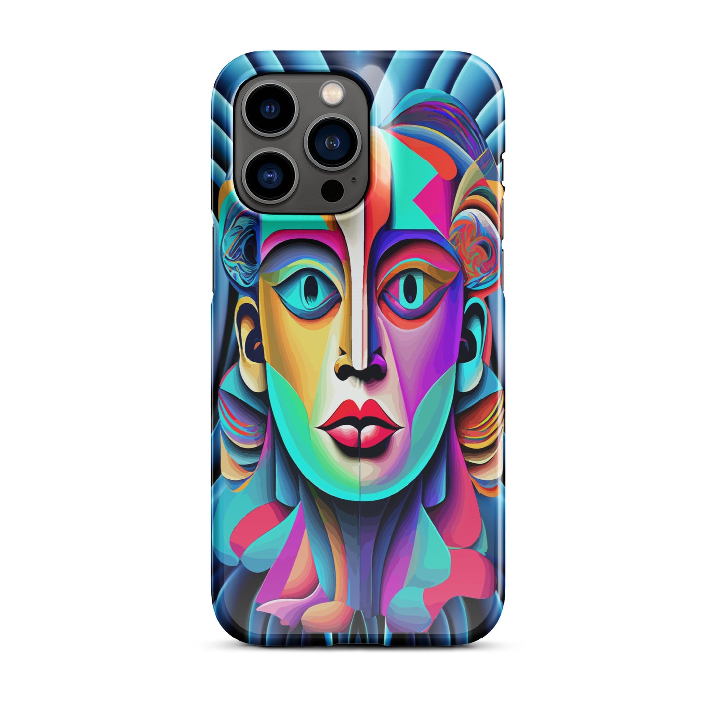 Snap case for iPhone® Kukloso Cubist Faces No 39 - Free Shipping