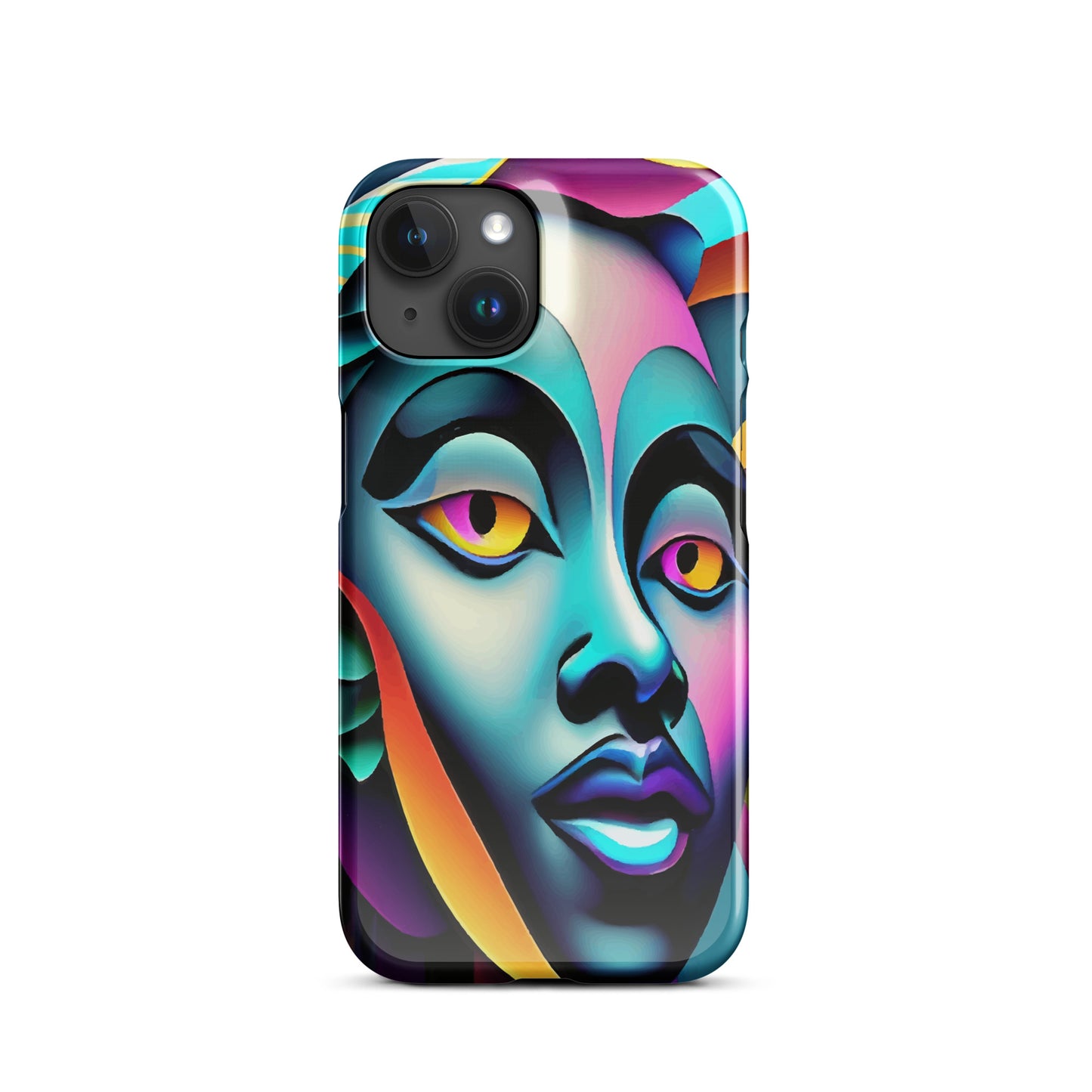 Snap case for iPhone®  Kukloso Cubist Faces No 2 - Free Shipping