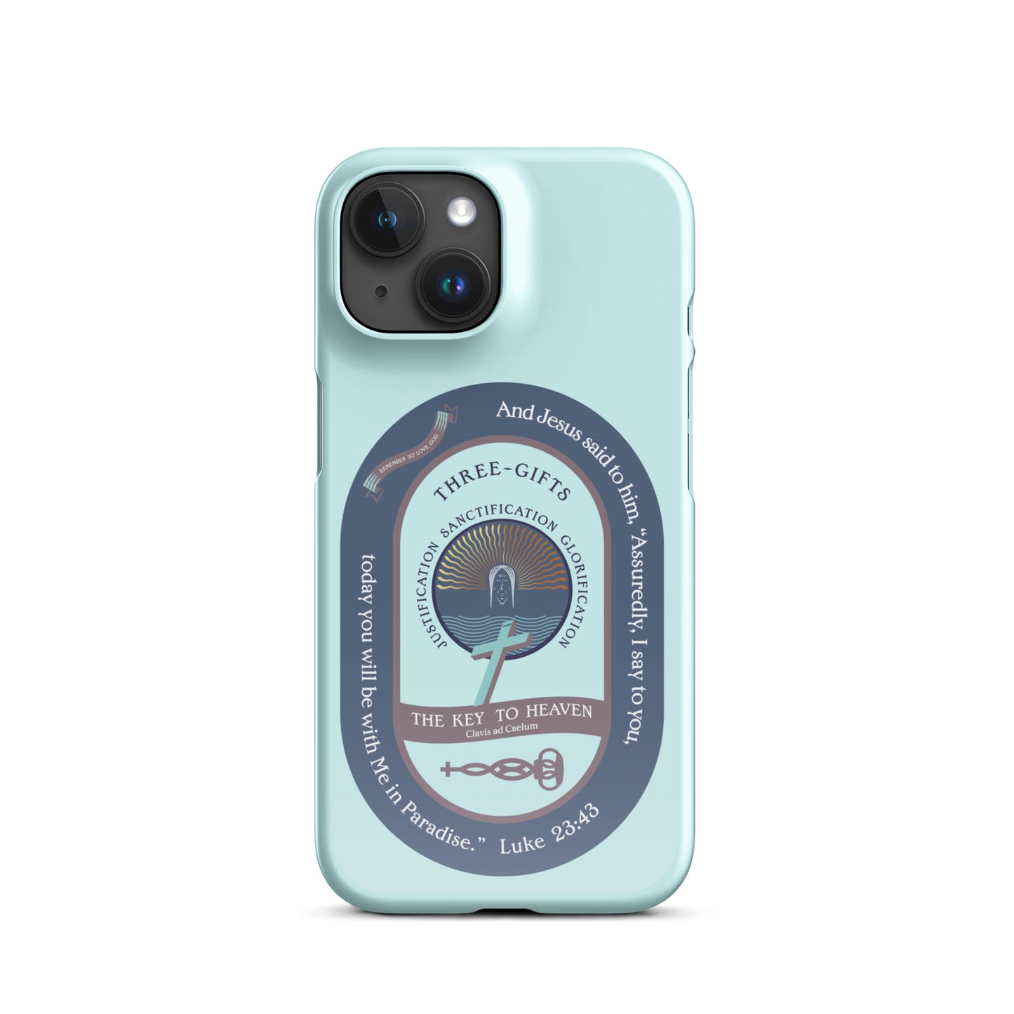 Snap case for iPhone® Kukloso Luke 23:43 - Free Shipping