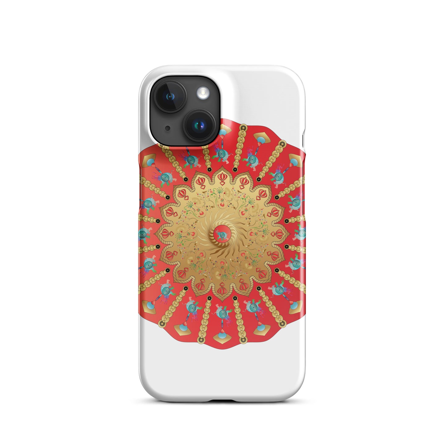 Snap case for iPhone® Kukloso Complexical Mandala No 3898 - Free Shipping