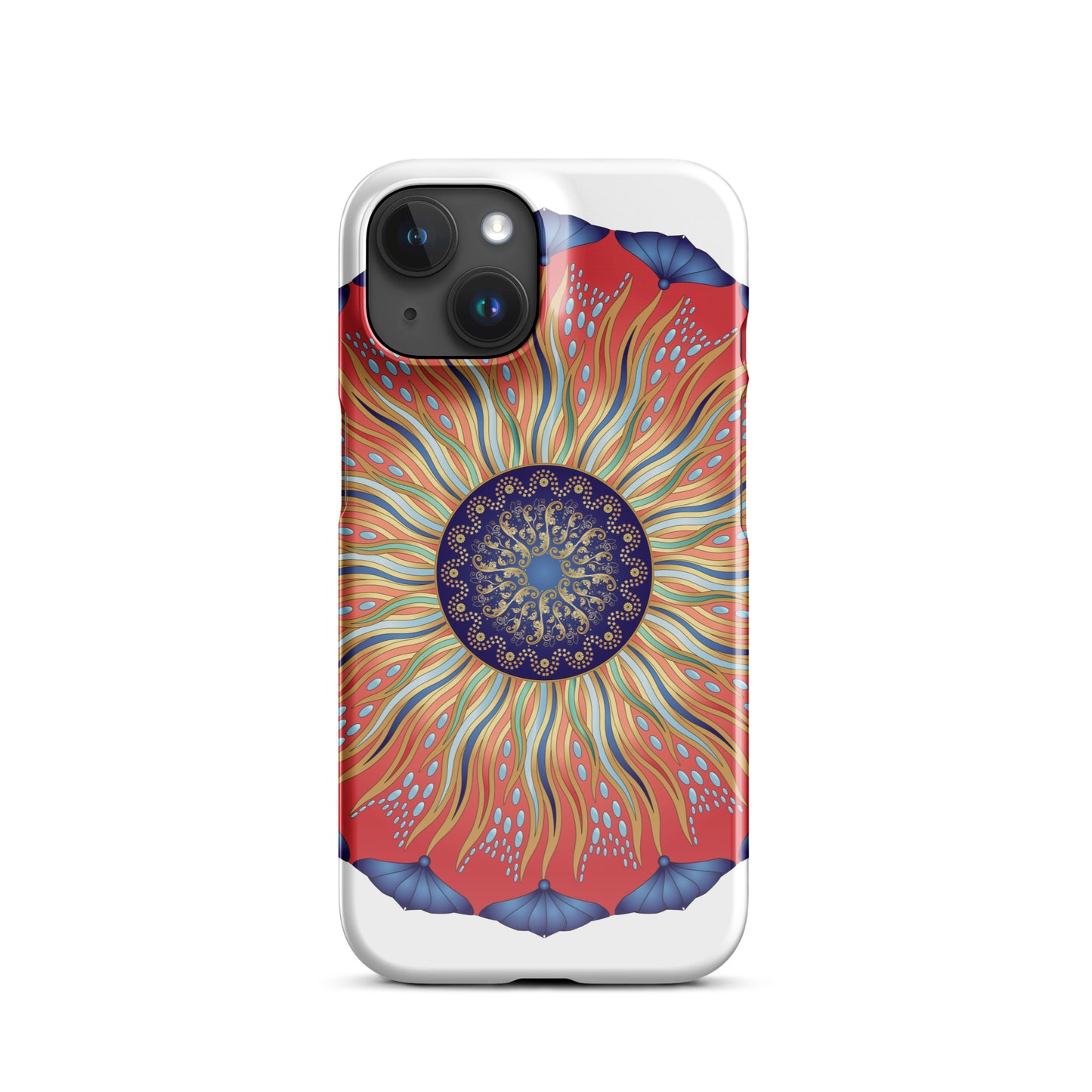 Snap case for iPhone® Kukloso Circularium Mandala No 2627 - Free Shipping