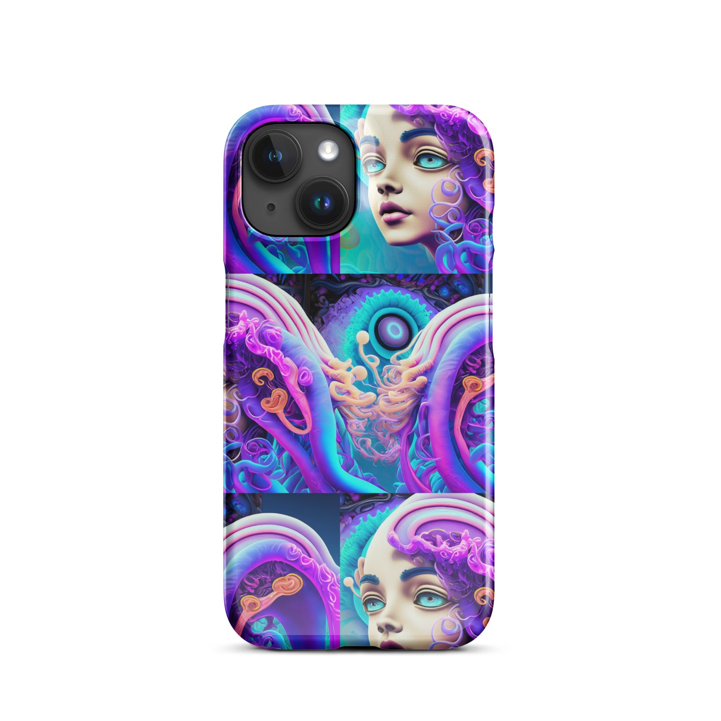 Snap case for iPhone® Kukloso Space Faces No 1 - Free Shipping