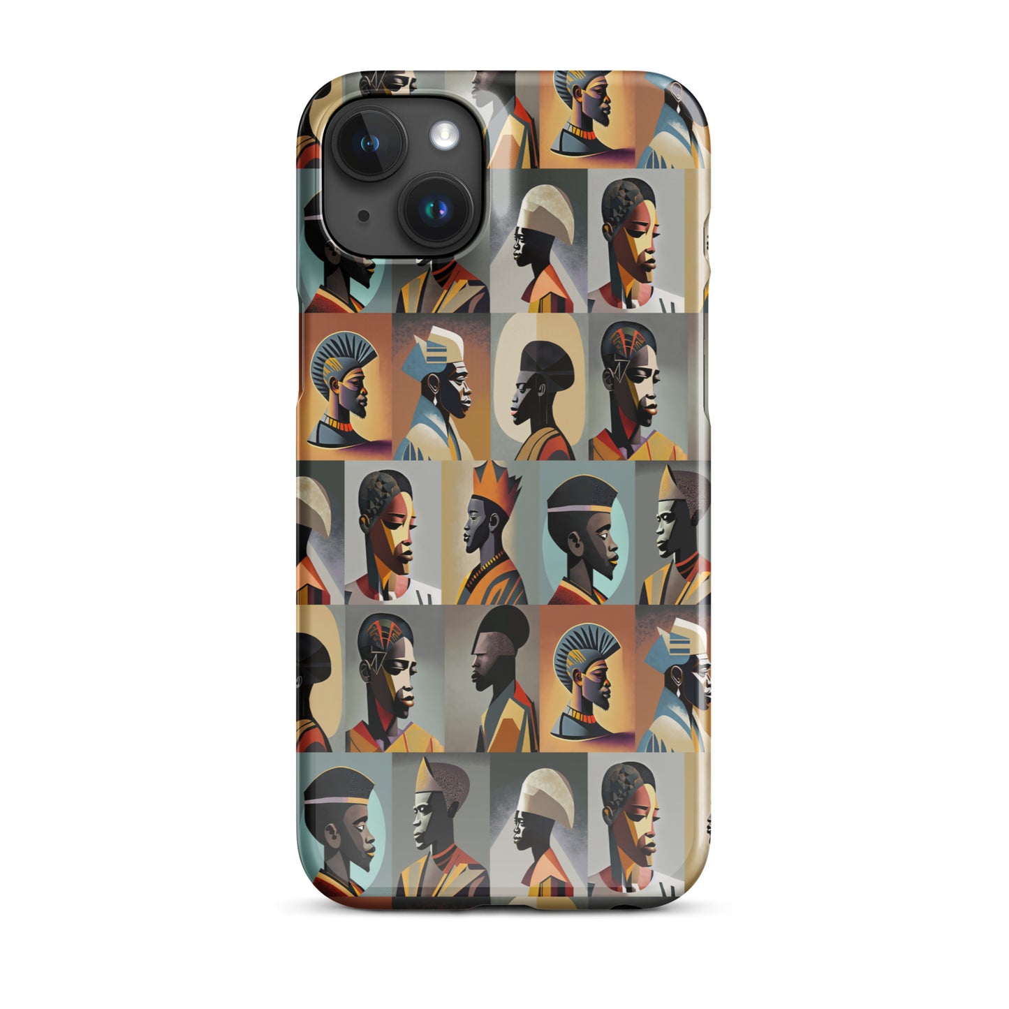 Snap case for iPhone® Kukloso Cubist Faces Collage No 24 - Free Shipping