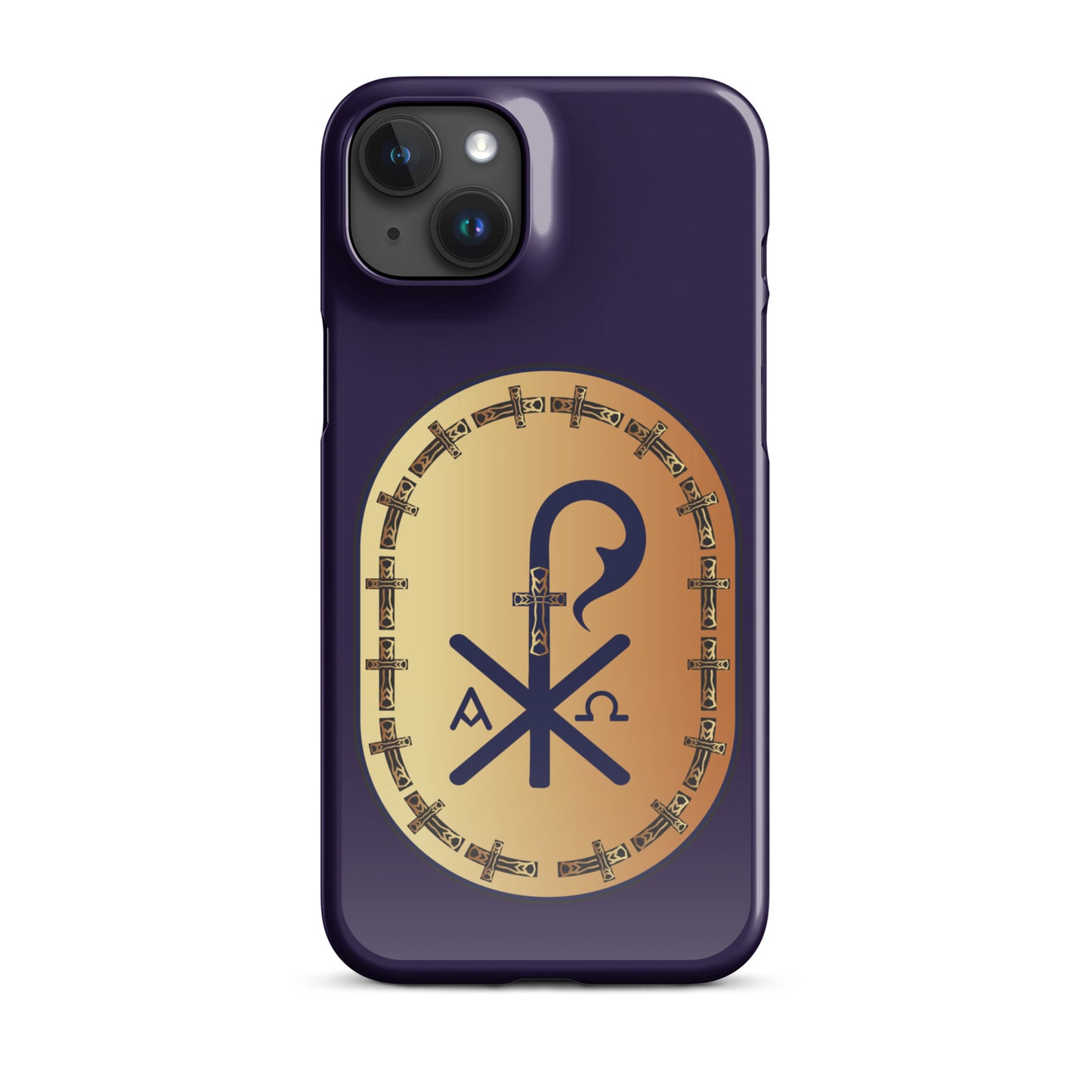 Snap case for iPhone® Kukloso CHI RO Christogram No 13 - Free Shipping