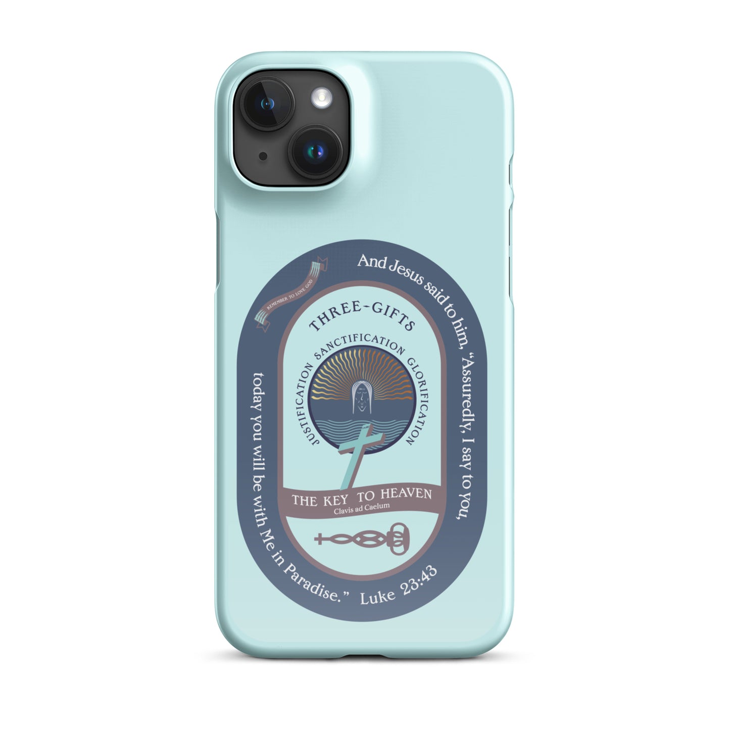 Snap case for iPhone® Kukloso Luke 23:43 - Free Shipping