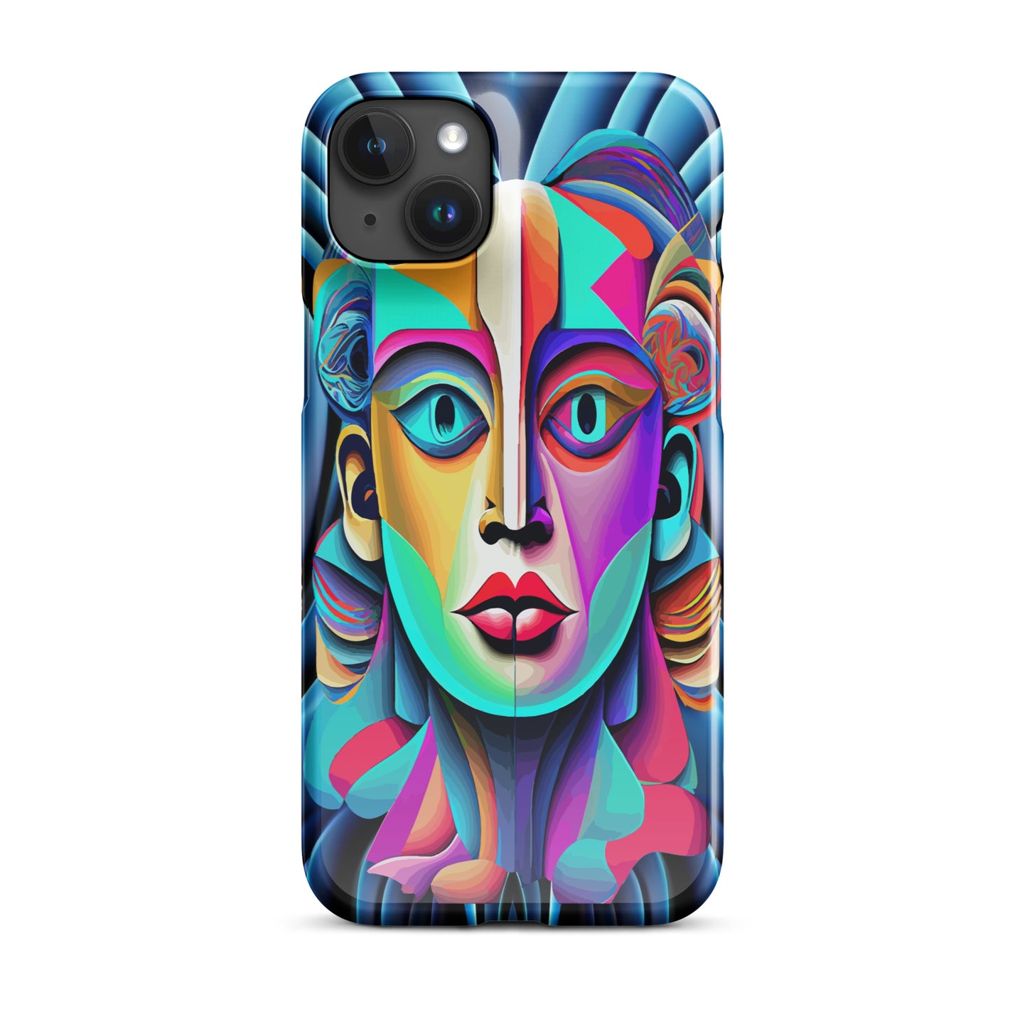 Snap case for iPhone® Kukloso Cubist Faces No 39 - Free Shipping