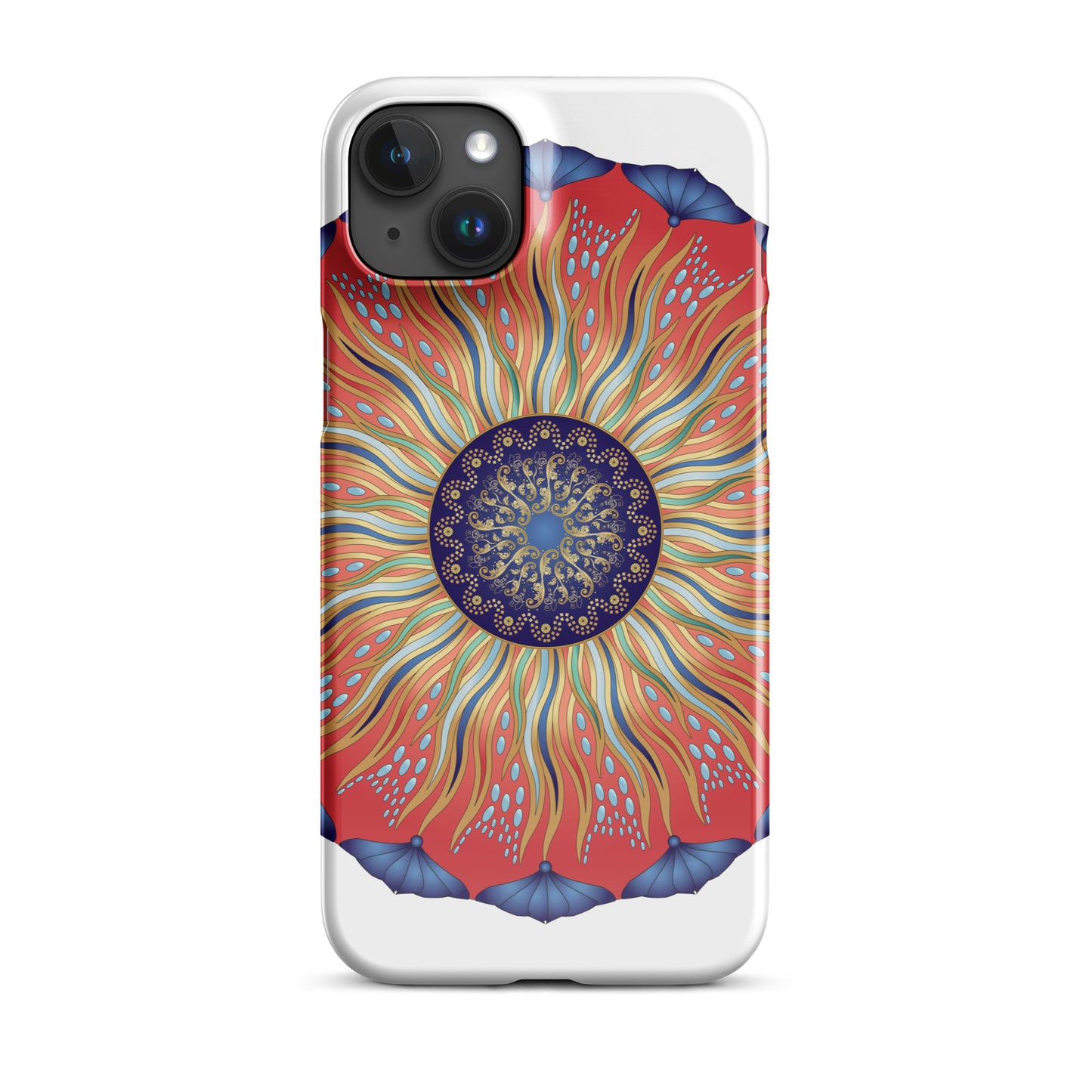 Snap case for iPhone® Kukloso Circularium Mandala No 2627 - Free Shipping