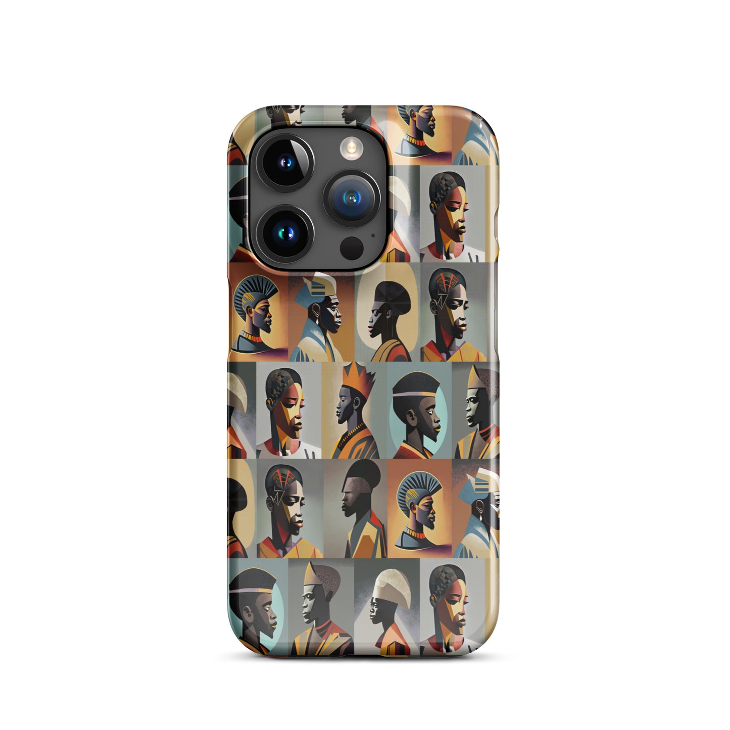 Snap case for iPhone® Kukloso Cubist Faces Collage No 24 - Free Shipping