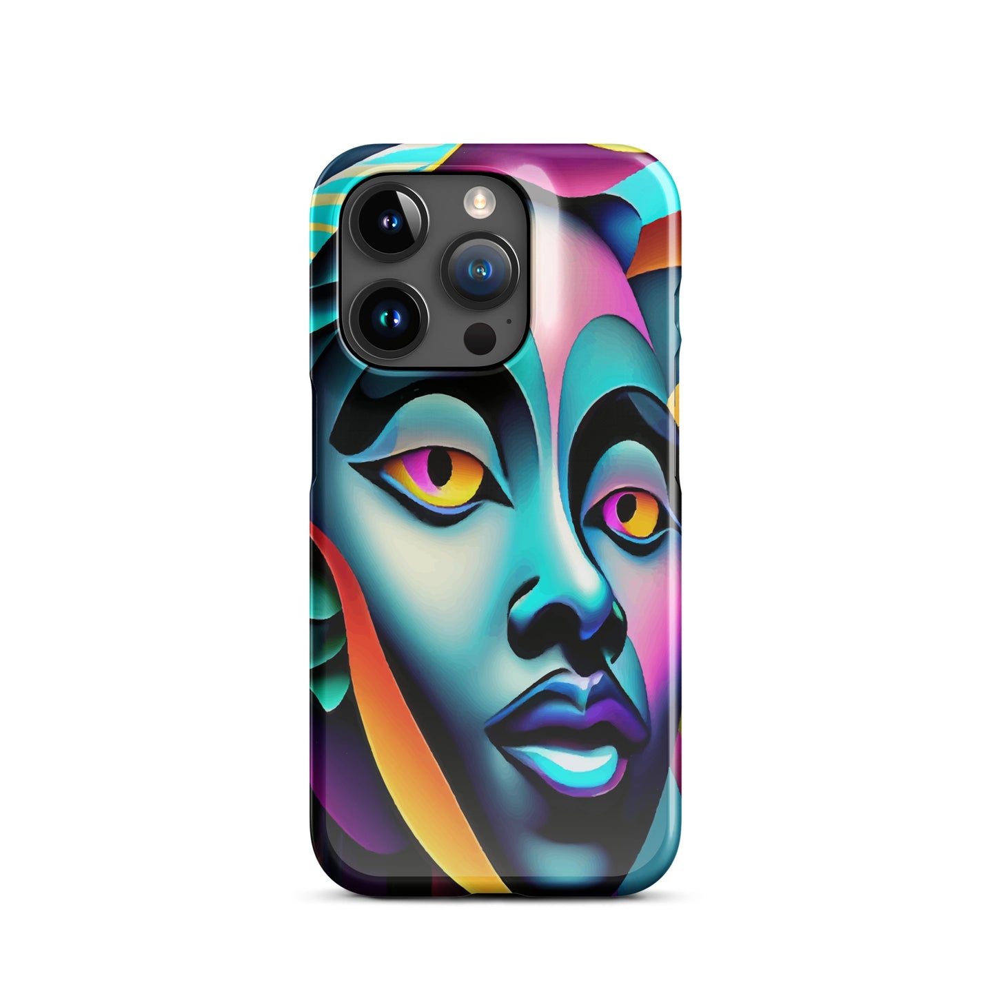 Snap case for iPhone®  Kukloso Cubist Faces No 2 - Free Shipping