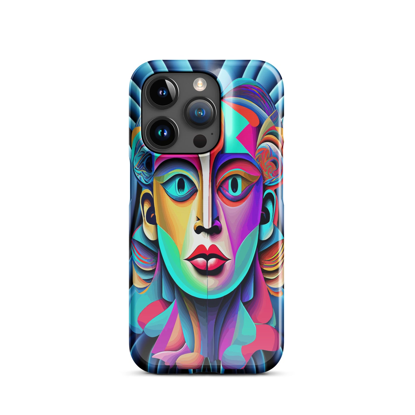 Snap case for iPhone® Kukloso Cubist Faces No 39 - Free Shipping