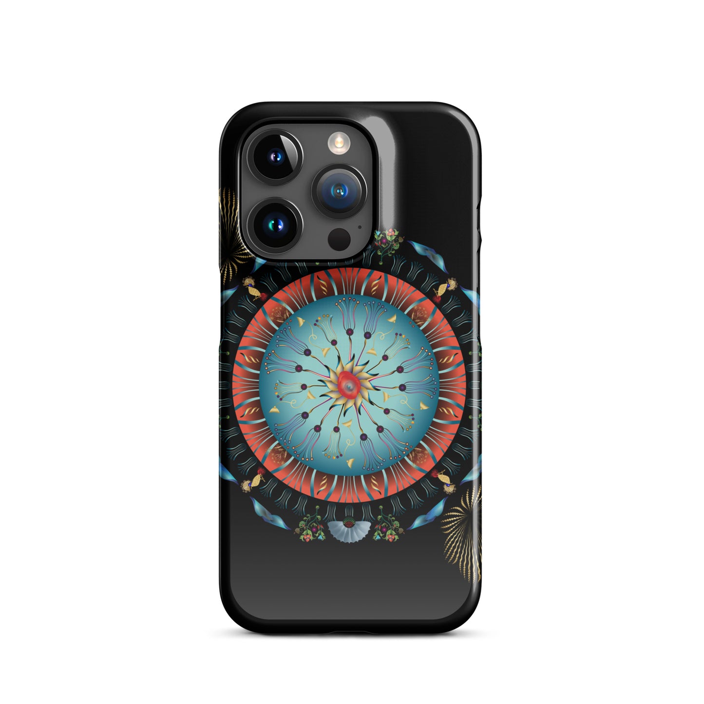 Snap case for iPhone® Kukloso OVC Mandala No 3136 - Free Shipping