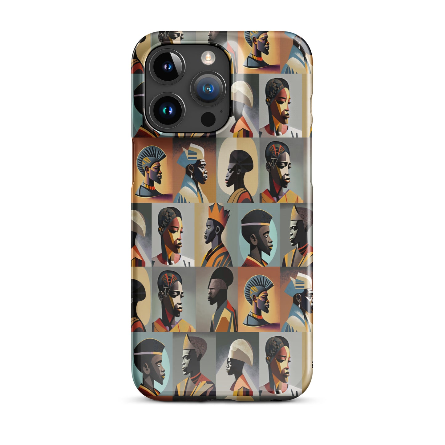 Snap case for iPhone® Kukloso Cubist Faces Collage No 24 - Free Shipping