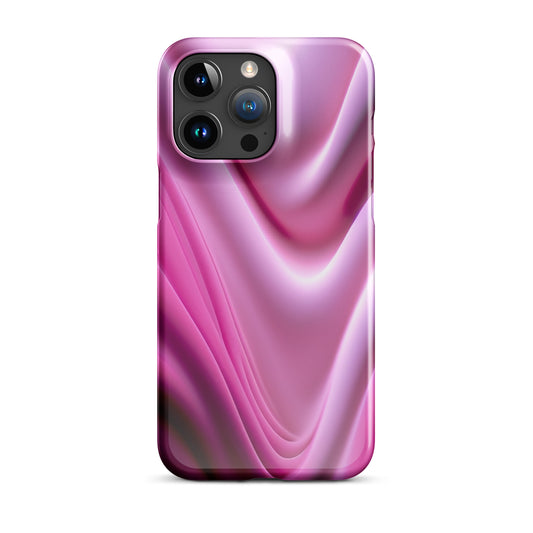 Snap case for iPhone® Kukloso Color Waves Pink No 19 - Free Shipping