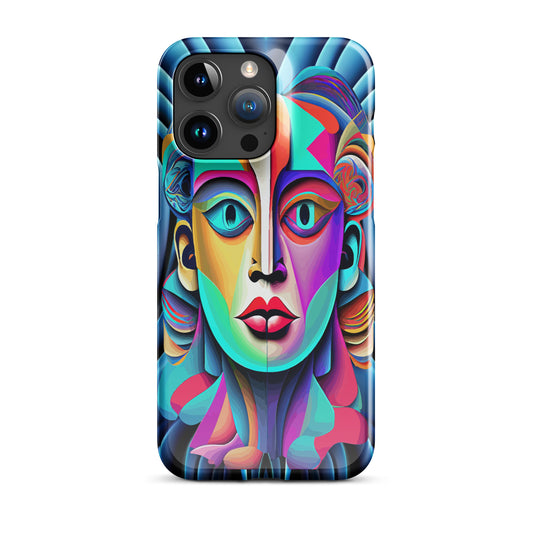 Snap case for iPhone® Kukloso Cubist Faces No 39 - Free Shipping