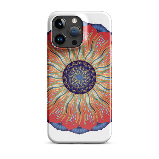 Snap case for iPhone® Kukloso Circularium Mandala No 2627 - Free Shipping