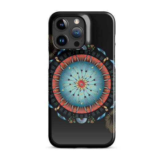 Snap case for iPhone® Kukloso OVC Mandala No 3136 - Free Shipping