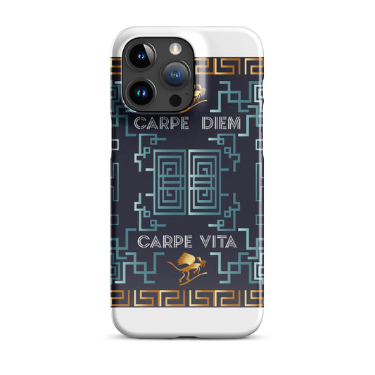 Snap case for iPhone® Kukloso Kuklos 'Carpe Diem' No 4383 - Free Shipping